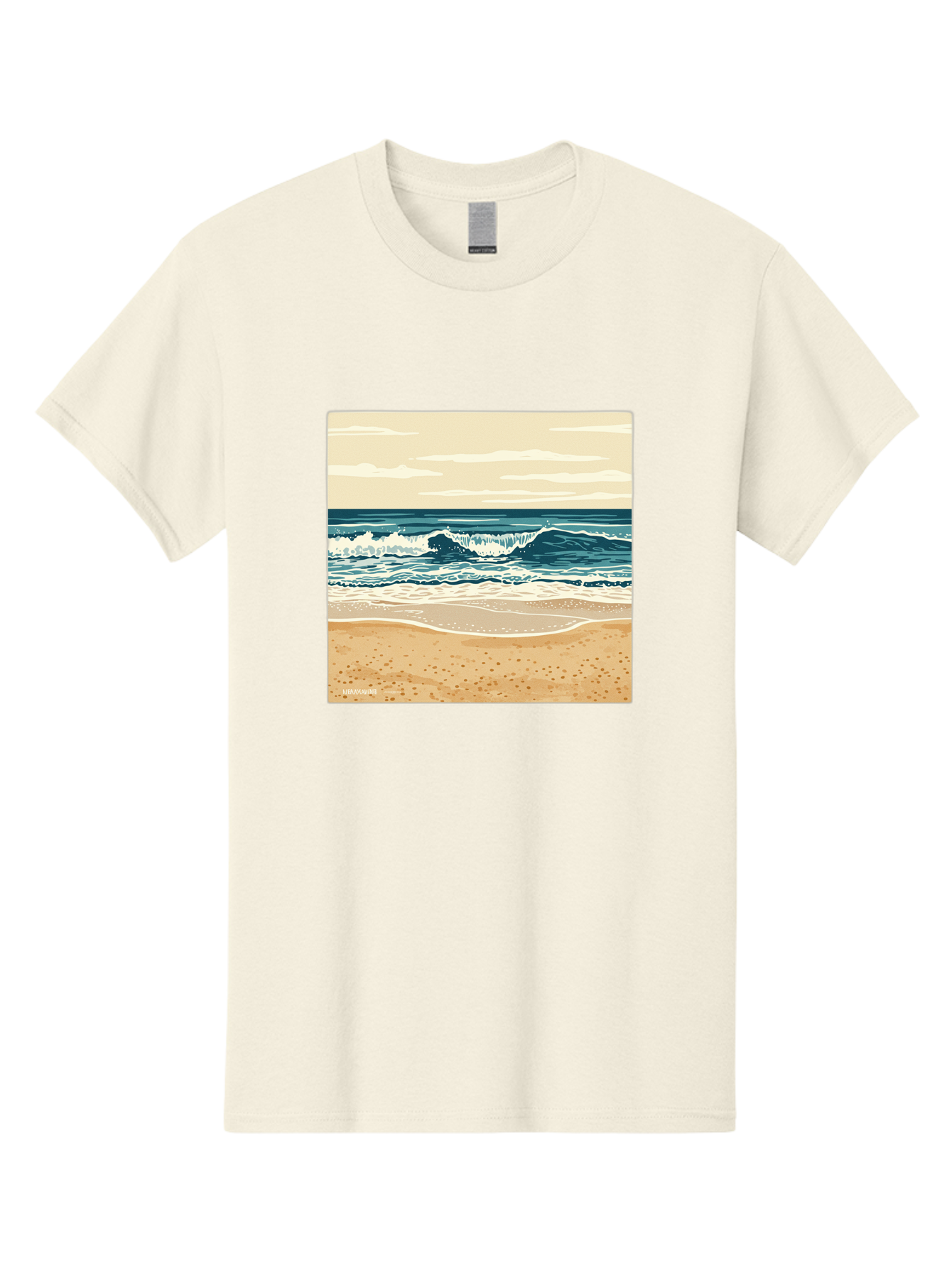 Unplugged-Beach-Scene Men'S Graphic Tee, 100% Cotton, Comfortable Casual Summer Wear, Machine Washable, Vintage Camera, Old Camera, Antique Camera, Black Camera, Classic Photography, Photography Equipment, Nostalgic Device, Film Camera, Bal551 7