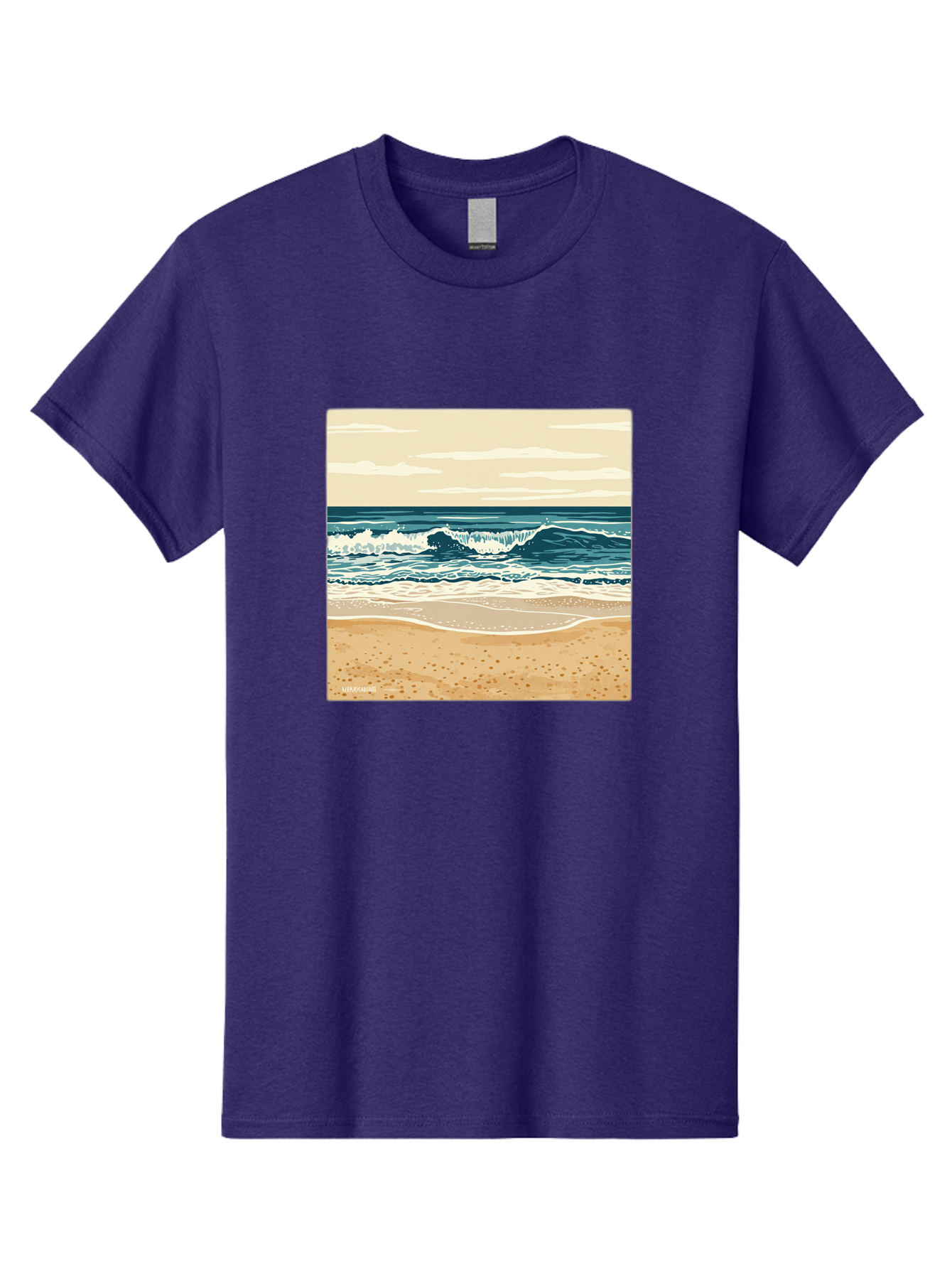 Unplugged-Beach-Scene Men'S Graphic Tee, 100% Cotton, Comfortable Casual Summer Wear, Machine Washable, Vintage Camera, Old Camera, Antique Camera, Black Camera, Classic Photography, Photography Equipment, Nostalgic Device, Film Camera, Bal551