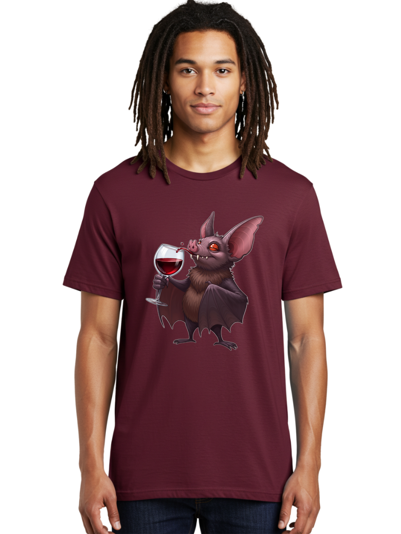 Vampire-Bat-Drinking-Wine Men'S Graphic Tee, 100% Cotton, Comfortable Casual Summer Wear, Machine Washable, Vintage Camera, Old Camera, Antique Camera, Black Camera, Classic Photography, Photography Equipment, Nostalgic Device, Film Camera, Bal553 28