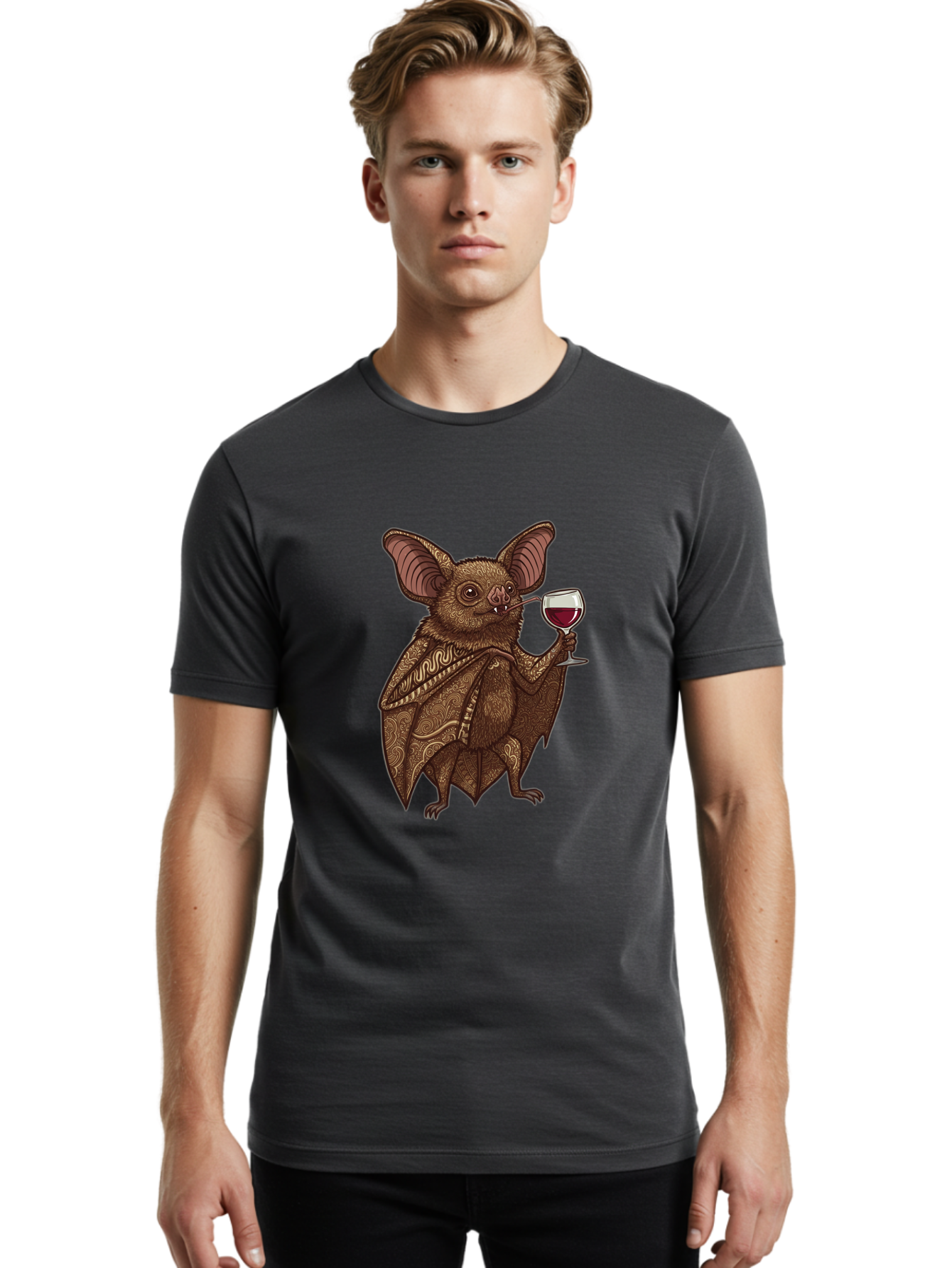 Vampire-Bat-Toast Men'S Graphic Tee, 100% Cotton, Comfortable Casual Summer Wear, Machine Washable, Vintage Camera, Old Camera, Antique Camera, Black Camera, Classic Photography, Photography Equipment, Nostalgic Device, Film Camera, Camera Art Bal554 30