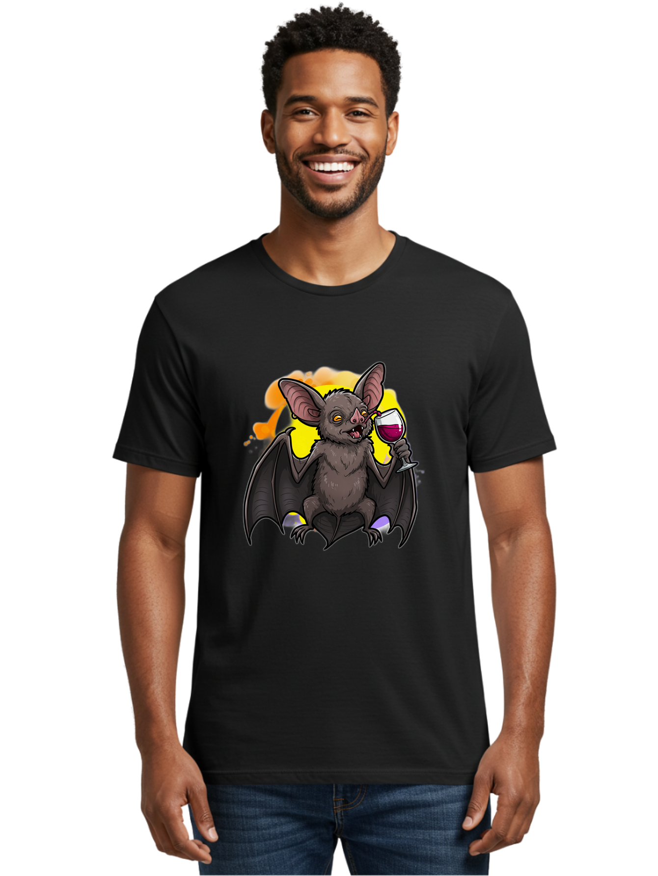Vampire-Bat-Wine Men'S Graphic Tee, 100% Cotton, Comfortable Casual Summer Wear, Machine Washable, Vintage Camera, Old Camera, Antique Camera, Black Camera, Classic Photography, Photography Equipment, Nostalgic Device, Film Camera, Camera Art Bal555 29