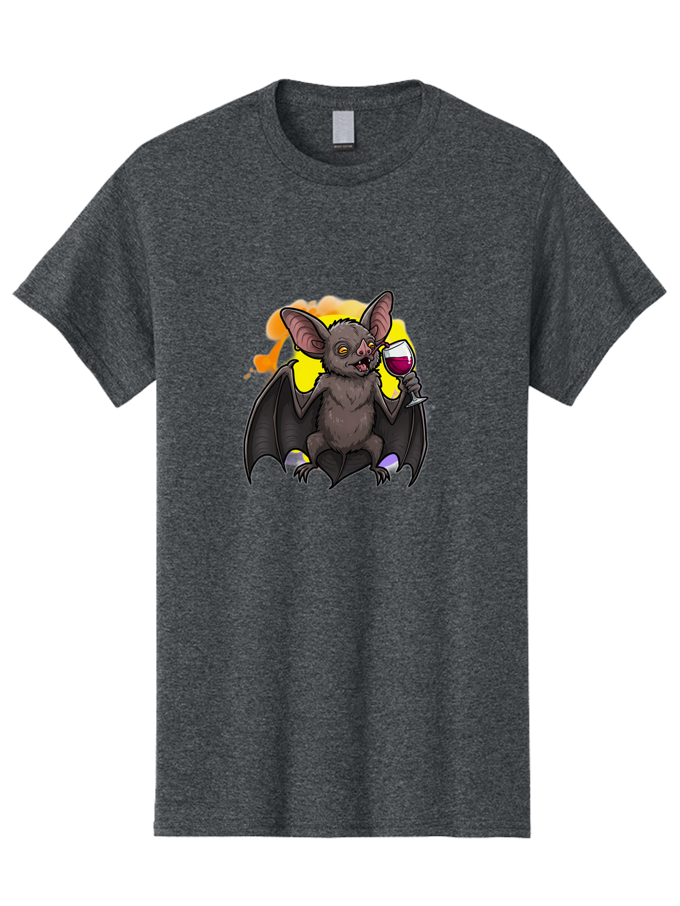 Vampire-Bat-Wine Men'S Graphic Tee, 100% Cotton, Comfortable Casual Summer Wear, Machine Washable, Vintage Camera, Old Camera, Antique Camera, Black Camera, Classic Photography, Photography Equipment, Nostalgic Device, Film Camera, Camera Art Bal555 12