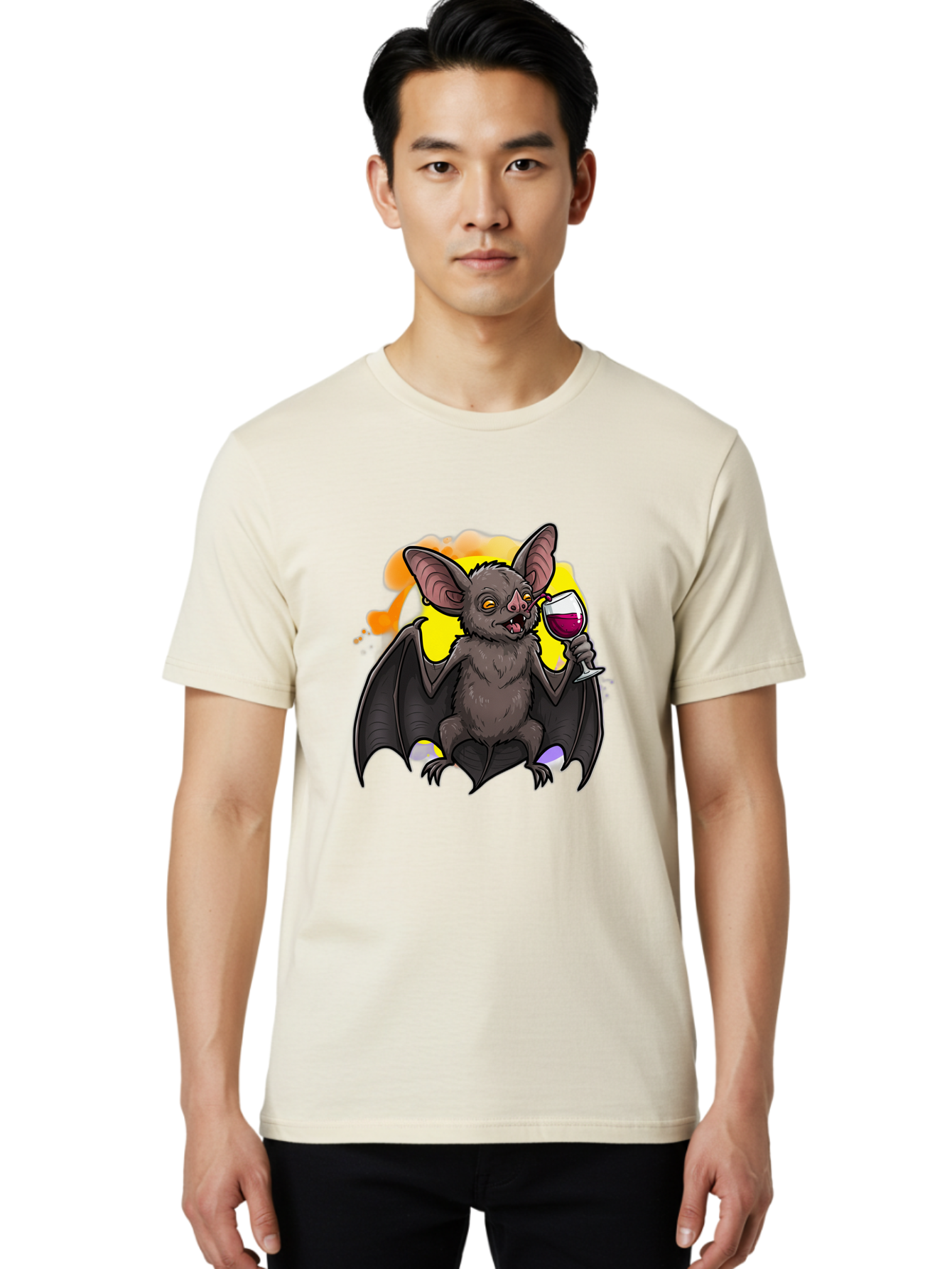 Vampire-Bat-Wine Men'S Graphic Tee, 100% Cotton, Comfortable Casual Summer Wear, Machine Washable, Vintage Camera, Old Camera, Antique Camera, Black Camera, Classic Photography, Photography Equipment, Nostalgic Device, Film Camera, Camera Art Bal555 26