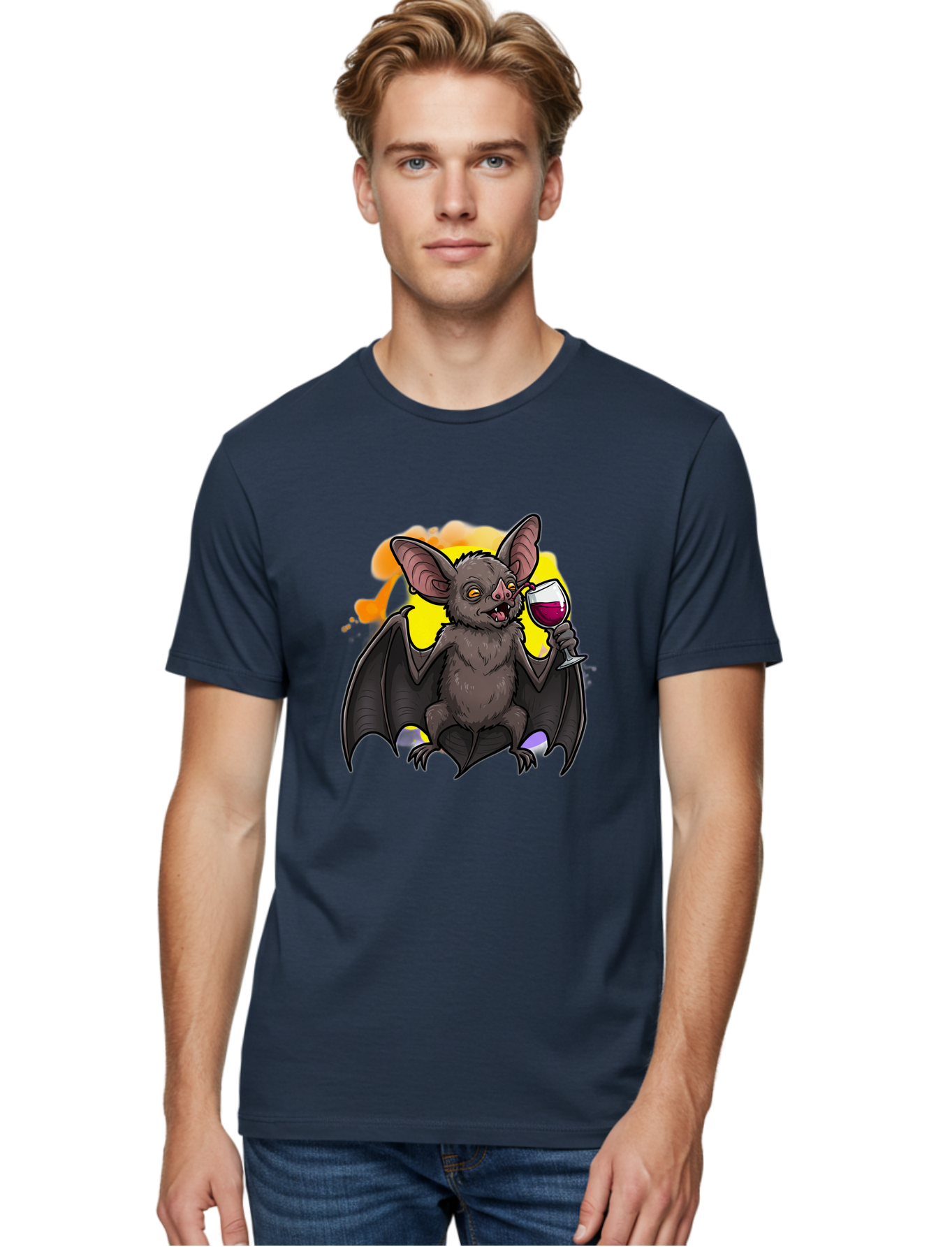 Vampire-Bat-Wine Men'S Graphic Tee, 100% Cotton, Comfortable Casual Summer Wear, Machine Washable, Vintage Camera, Old Camera, Antique Camera, Black Camera, Classic Photography, Photography Equipment, Nostalgic Device, Film Camera, Camera Art Bal555 23