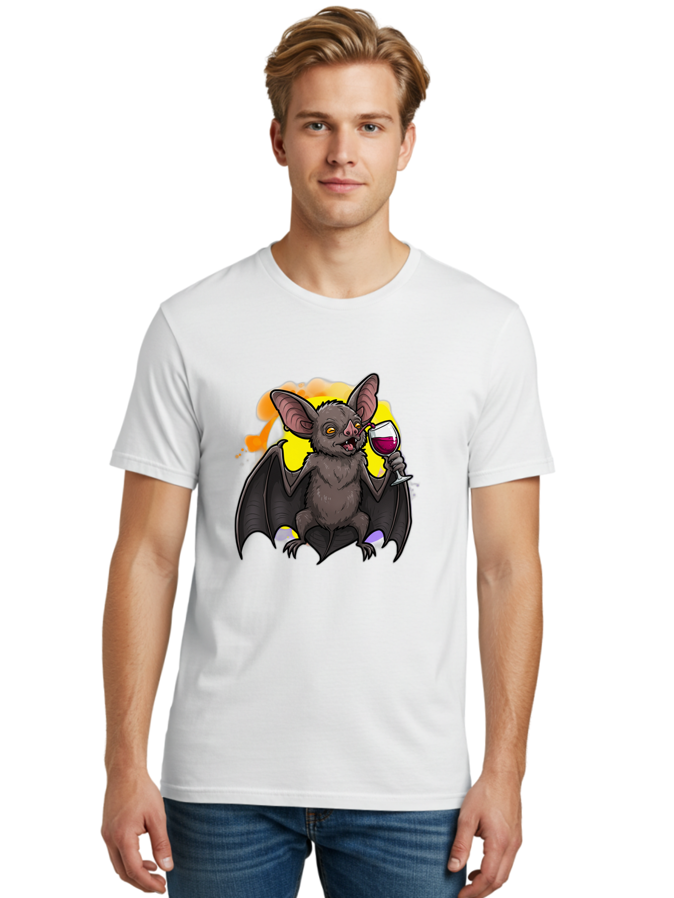 Vampire-Bat-Wine Men'S Graphic Tee, 100% Cotton, Comfortable Casual Summer Wear, Machine Washable, Vintage Camera, Old Camera, Antique Camera, Black Camera, Classic Photography, Photography Equipment, Nostalgic Device, Film Camera, Camera Art Bal555 18