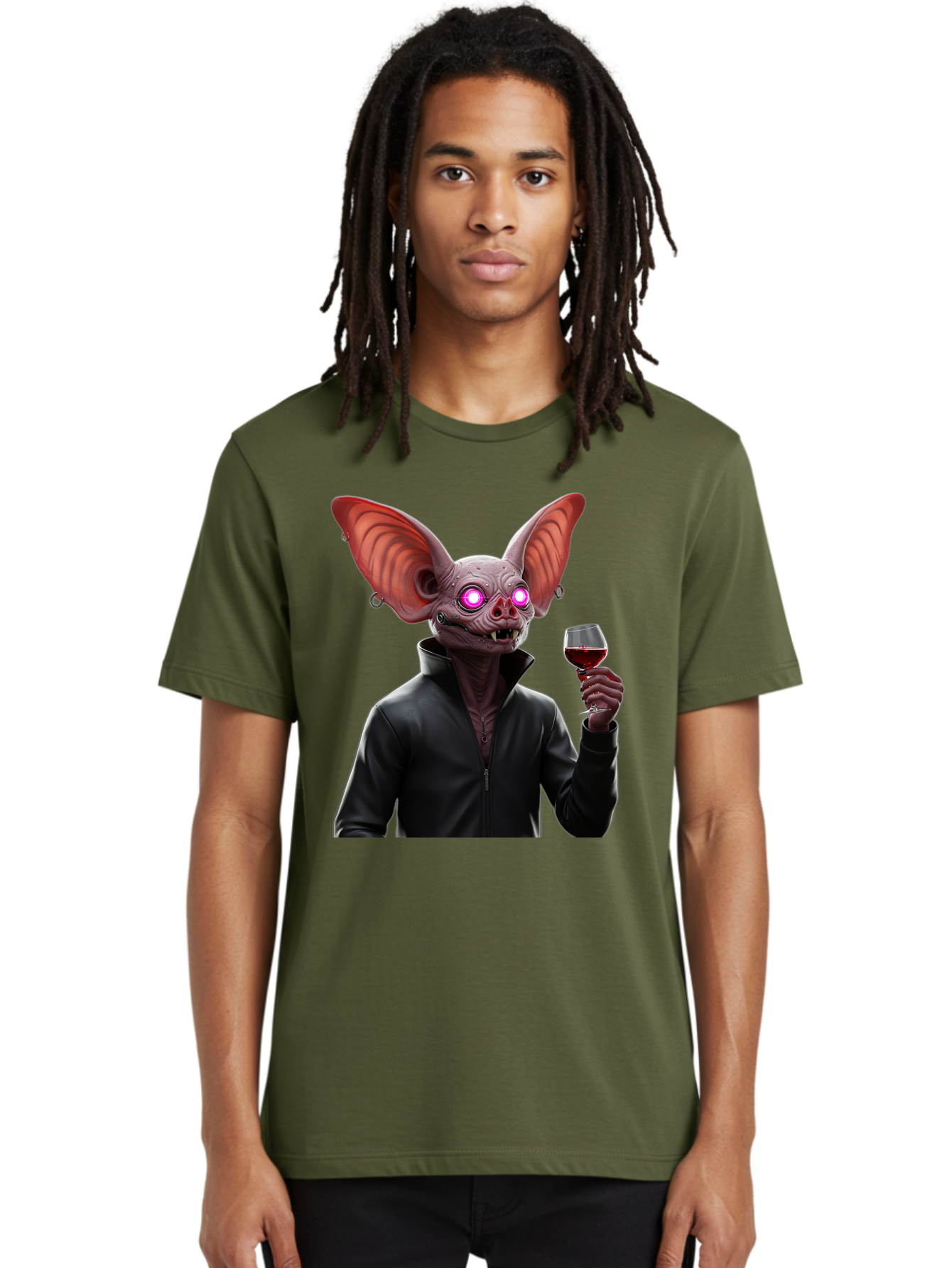 Vampire-Bat-With-Wine Men'S Graphic Tee, 100% Cotton, Comfortable Casual Summer Wear, Machine Washable, Vintage Camera, Old Camera, Antique Camera, Black Camera, Classic Photography, Photography Equipment, Nostalgic Device, Film Camera, Bal557 26
