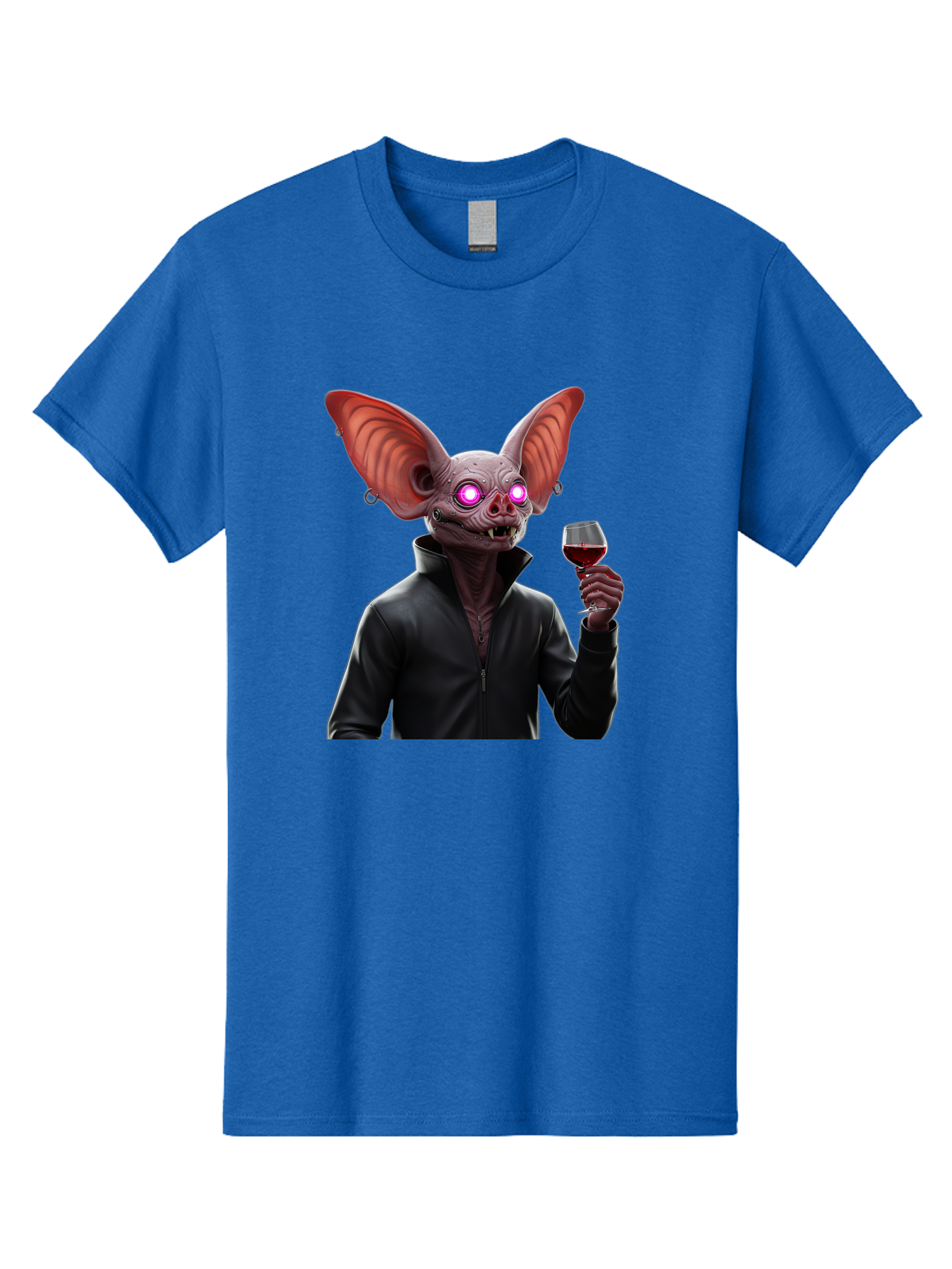 Vampire-Bat-With-Wine Men'S Graphic Tee, 100% Cotton, Comfortable Casual Summer Wear, Machine Washable, Vintage Camera, Old Camera, Antique Camera, Black Camera, Classic Photography, Photography Equipment, Nostalgic Device, Film Camera, Bal557 7