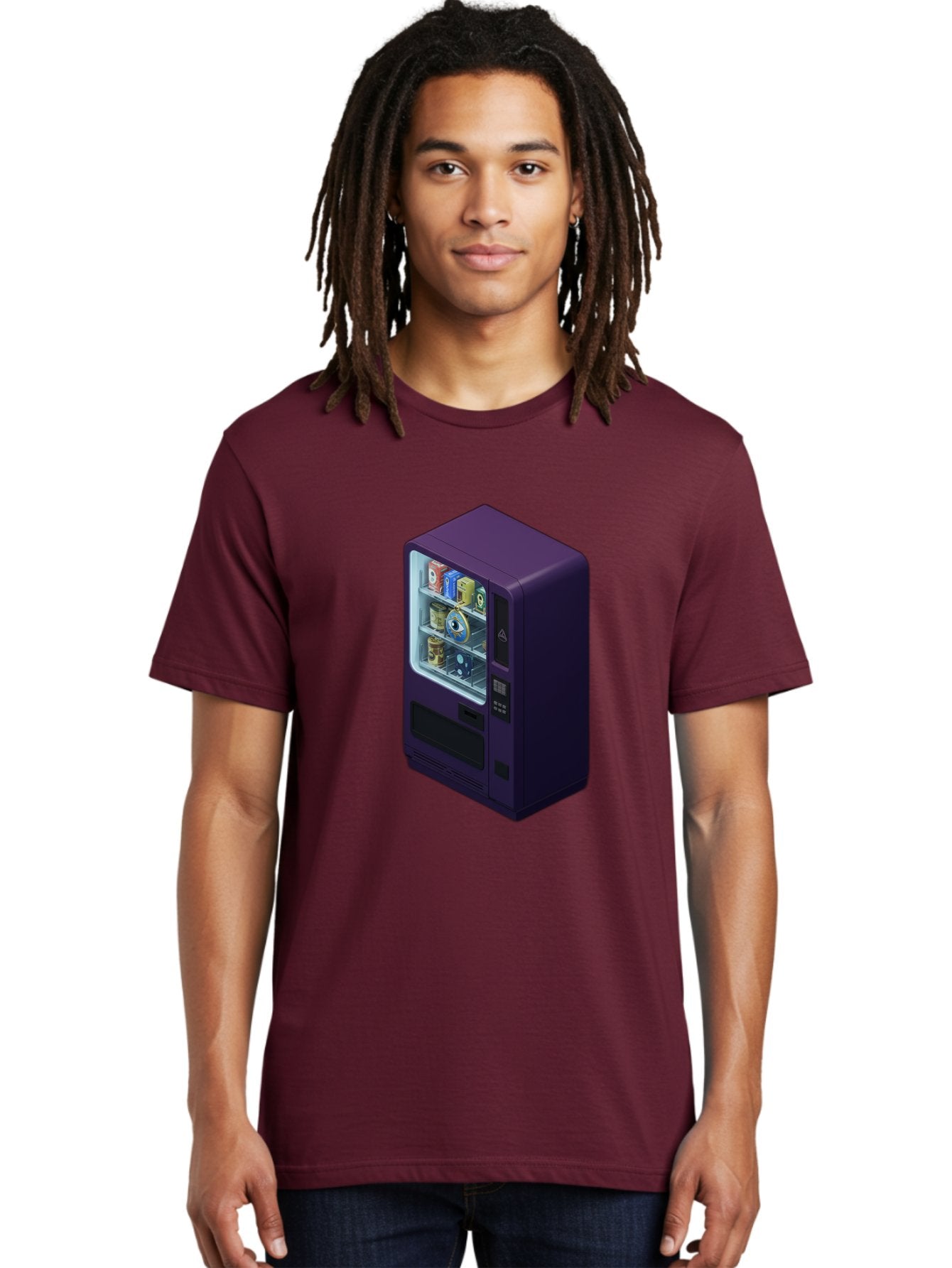 Vending-Machine-1 Men'S Graphic Tee, 100% Cotton, Comfortable Casual Summer Wear, Machine Washable, Vintage Camera, Old Camera, Antique Camera, Black Camera, Classic Photography, Photography Equipment, Nostalgic Device, Film Camera, Camera Art Bal559 24