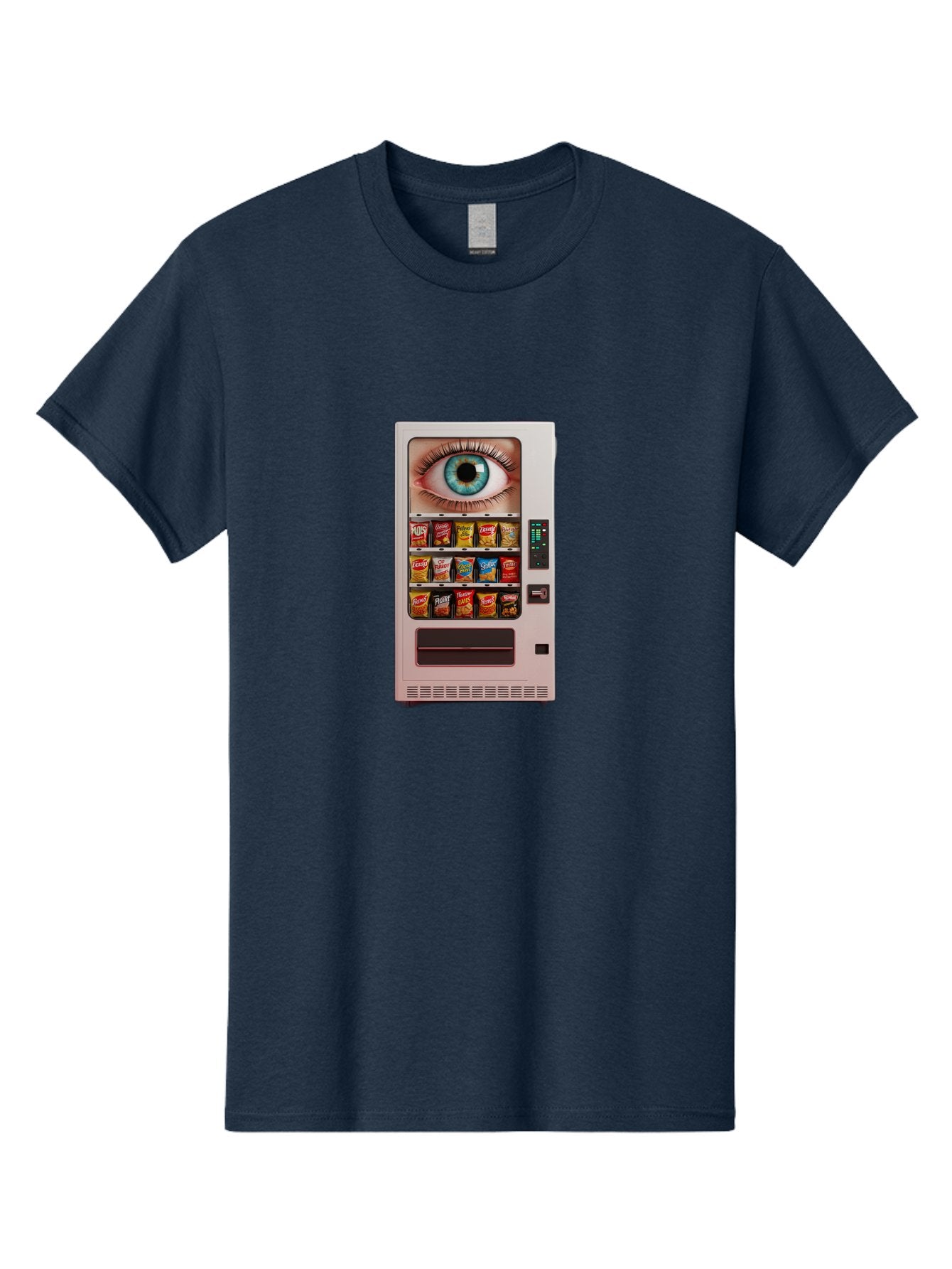 Vending-Machine-2 Men'S Graphic Tee, 100% Cotton, Comfortable Casual Summer Wear, Machine Washable, Vintage Camera, Old Camera, Antique Camera, Black Camera, Classic Photography, Photography Equipment, Nostalgic Device, Film Camera, Camera Art Bal560 15