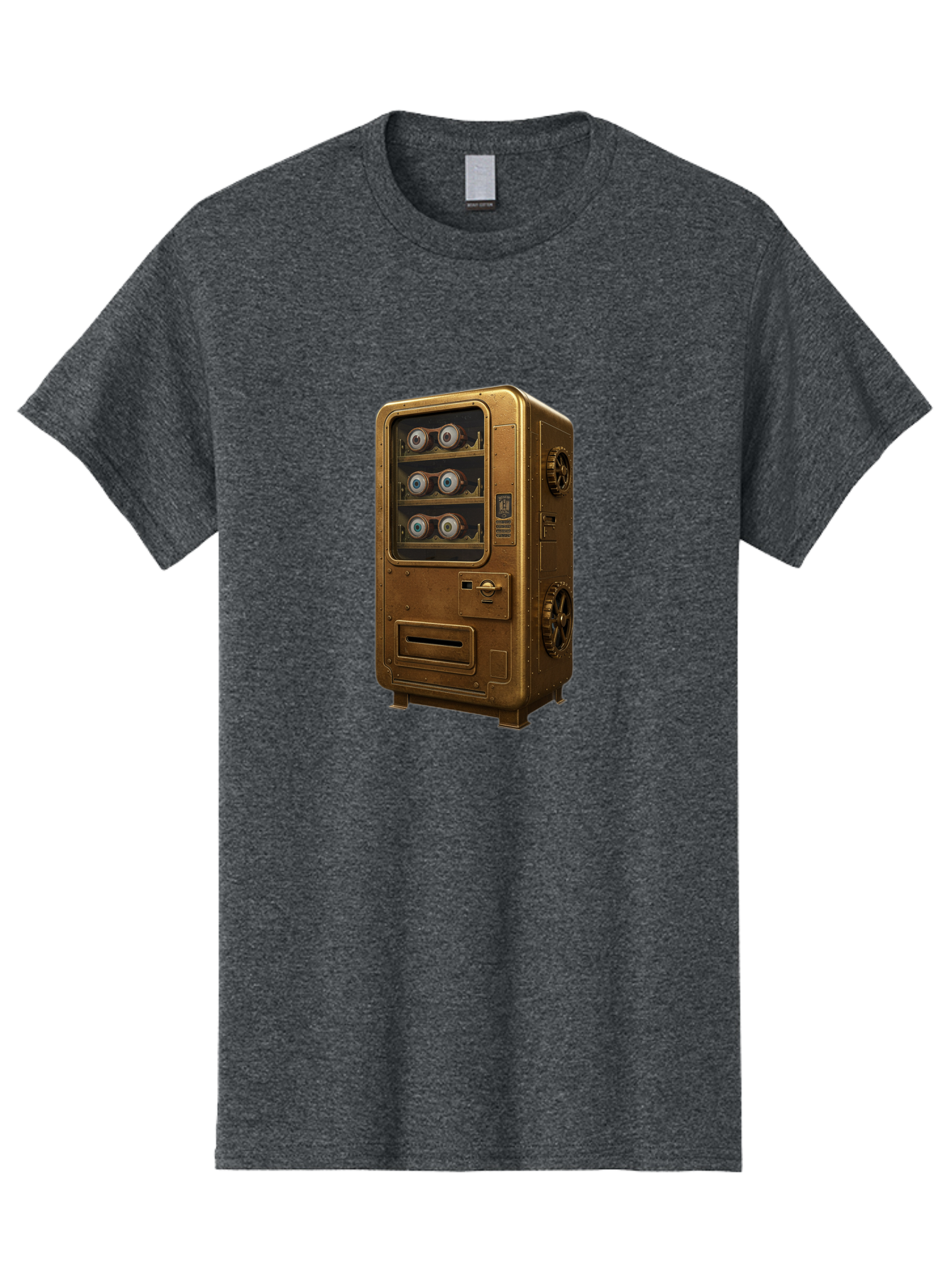 Vending-Machine-3 Men'S Graphic Tee, 100% Cotton, Comfortable Casual Summer Wear, Machine Washable, Vintage Camera, Old Camera, Antique Camera, Black Camera, Classic Photography, Photography Equipment, Nostalgic Device, Film Camera, Camera Art Bal561 7