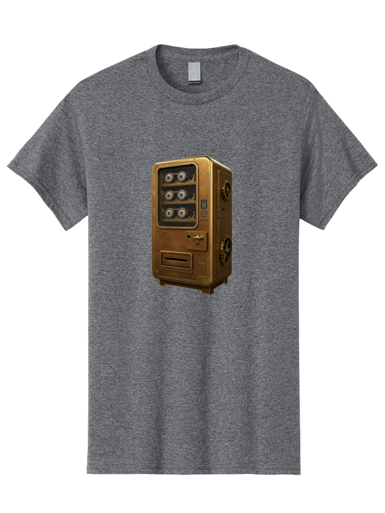 Vending-Machine-3 Men'S Graphic Tee, 100% Cotton, Comfortable Casual Summer Wear, Machine Washable, Vintage Camera, Old Camera, Antique Camera, Black Camera, Classic Photography, Photography Equipment, Nostalgic Device, Film Camera, Camera Art Bal561 13