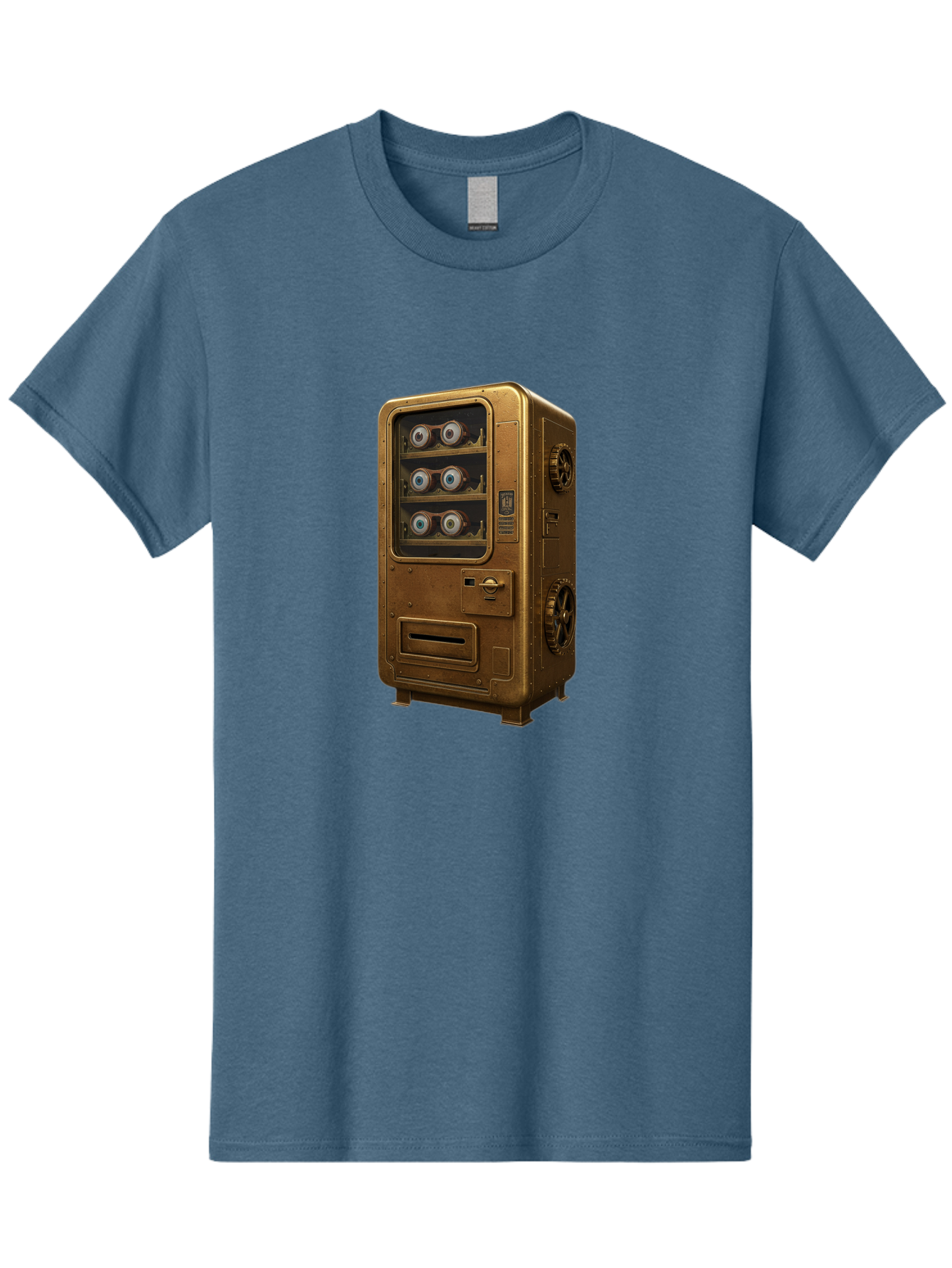 Vending-Machine-3 Men'S Graphic Tee, 100% Cotton, Comfortable Casual Summer Wear, Machine Washable, Vintage Camera, Old Camera, Antique Camera, Black Camera, Classic Photography, Photography Equipment, Nostalgic Device, Film Camera, Camera Art Bal561 15