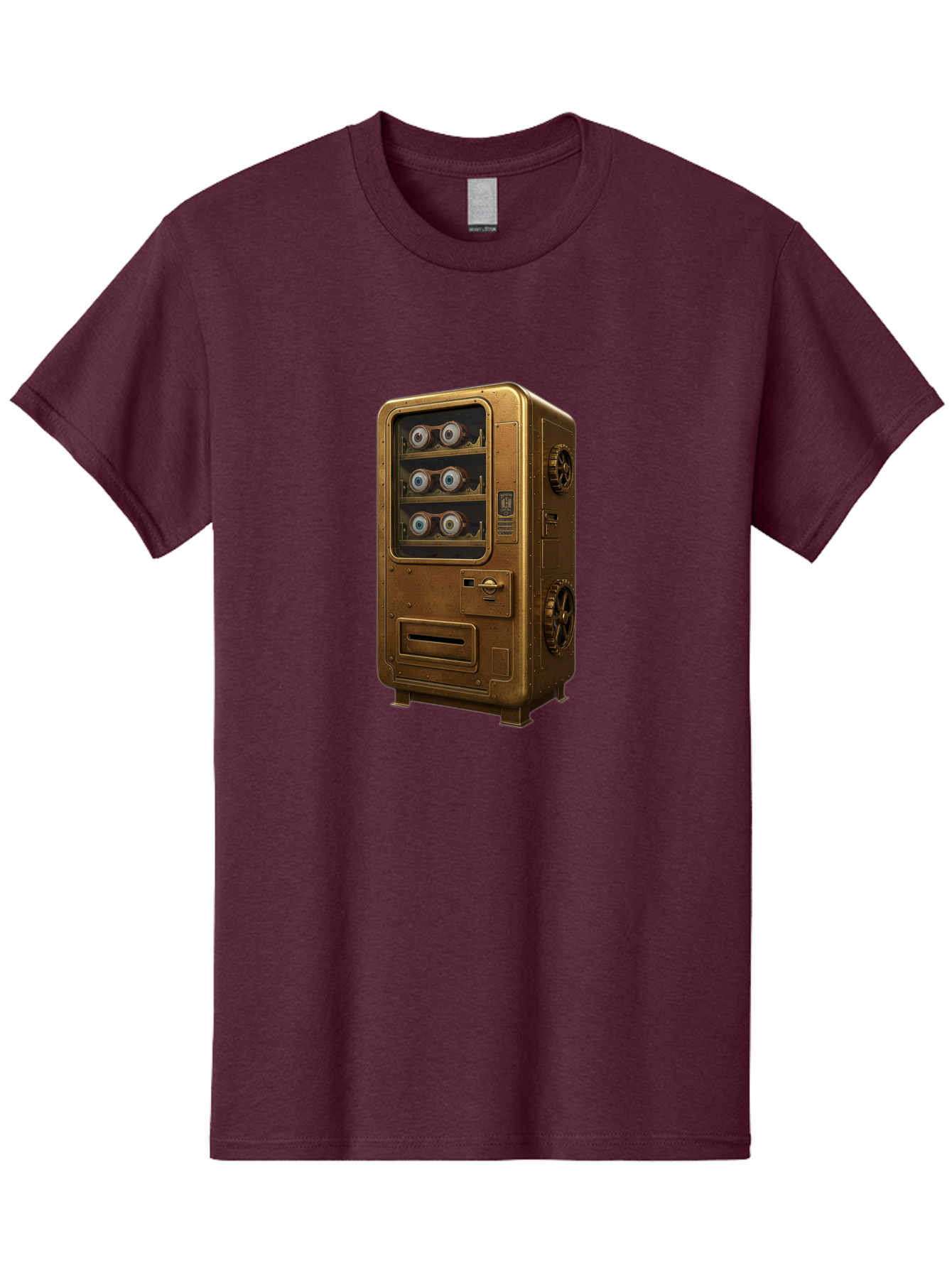 Vending-Machine-3 Men'S Graphic Tee, 100% Cotton, Comfortable Casual Summer Wear, Machine Washable, Vintage Camera, Old Camera, Antique Camera, Black Camera, Classic Photography, Photography Equipment, Nostalgic Device, Film Camera, Camera Art Bal561 10