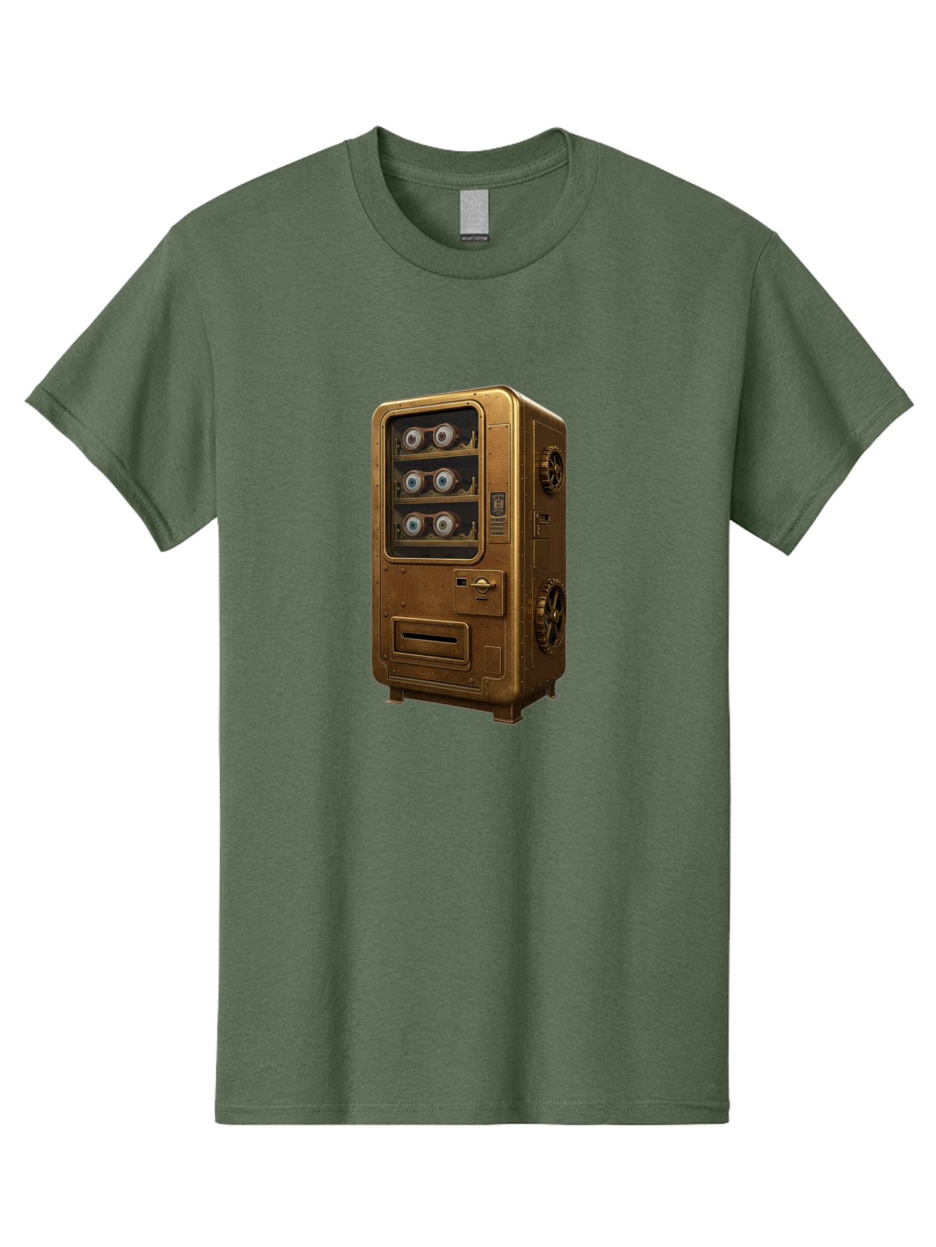 Vending-Machine-3 Men'S Graphic Tee, 100% Cotton, Comfortable Casual Summer Wear, Machine Washable, Vintage Camera, Old Camera, Antique Camera, Black Camera, Classic Photography, Photography Equipment, Nostalgic Device, Film Camera, Camera Art Bal561 4