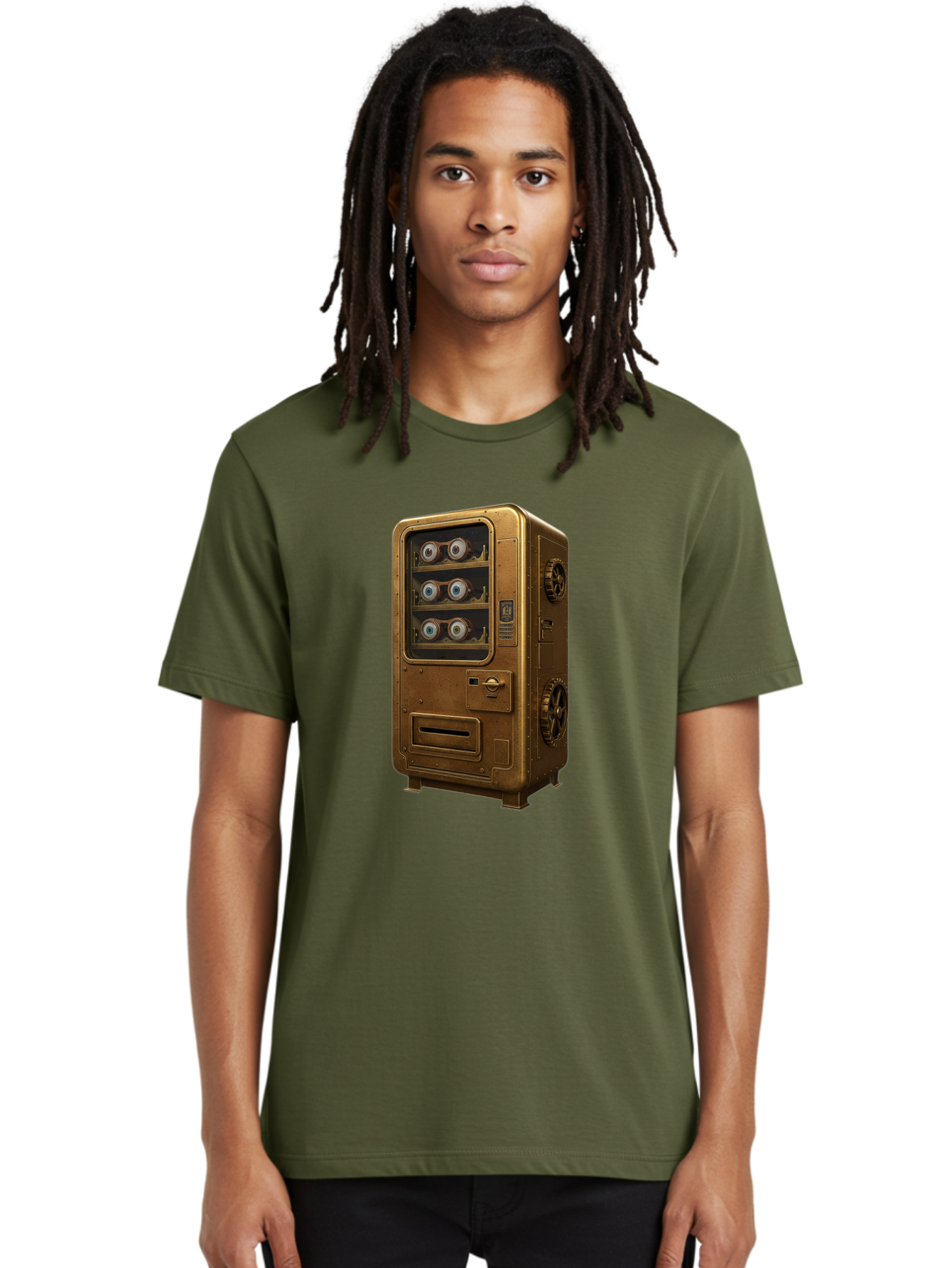 Vending-Machine-3 Men'S Graphic Tee, 100% Cotton, Comfortable Casual Summer Wear, Machine Washable, Vintage Camera, Old Camera, Antique Camera, Black Camera, Classic Photography, Photography Equipment, Nostalgic Device, Film Camera, Camera Art Bal561 19