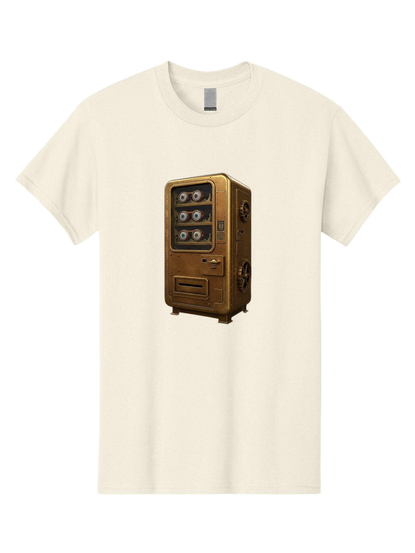 Vending-Machine-3 Men'S Graphic Tee, 100% Cotton, Comfortable Casual Summer Wear, Machine Washable, Vintage Camera, Old Camera, Antique Camera, Black Camera, Classic Photography, Photography Equipment, Nostalgic Device, Film Camera, Camera Art Bal561 15