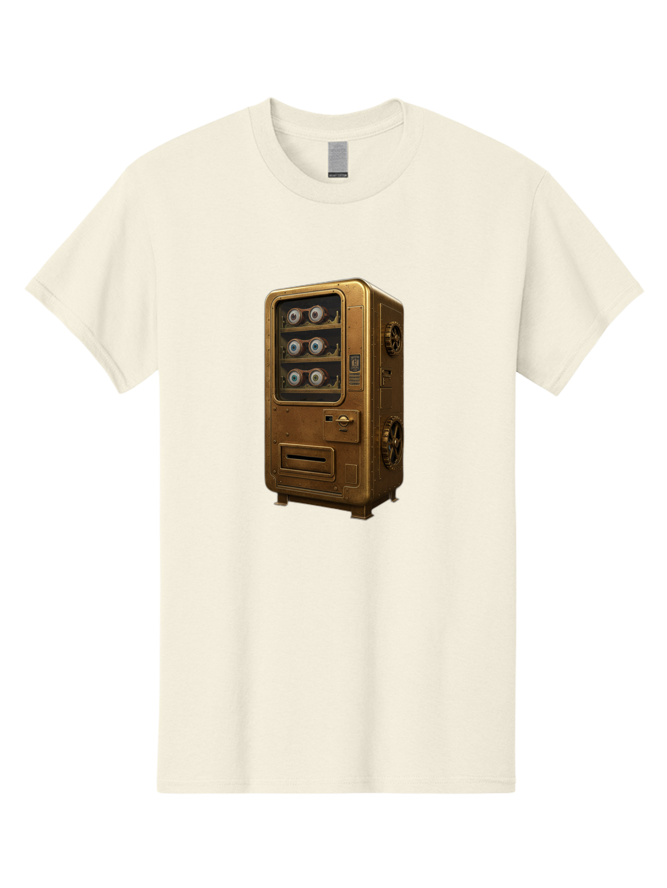 Vending-Machine-3 Men'S Graphic Tee, 100% Cotton, Comfortable Casual Summer Wear, Machine Washable, Vintage Camera, Old Camera, Antique Camera, Black Camera, Classic Photography, Photography Equipment, Nostalgic Device, Film Camera, Camera Art Bal561