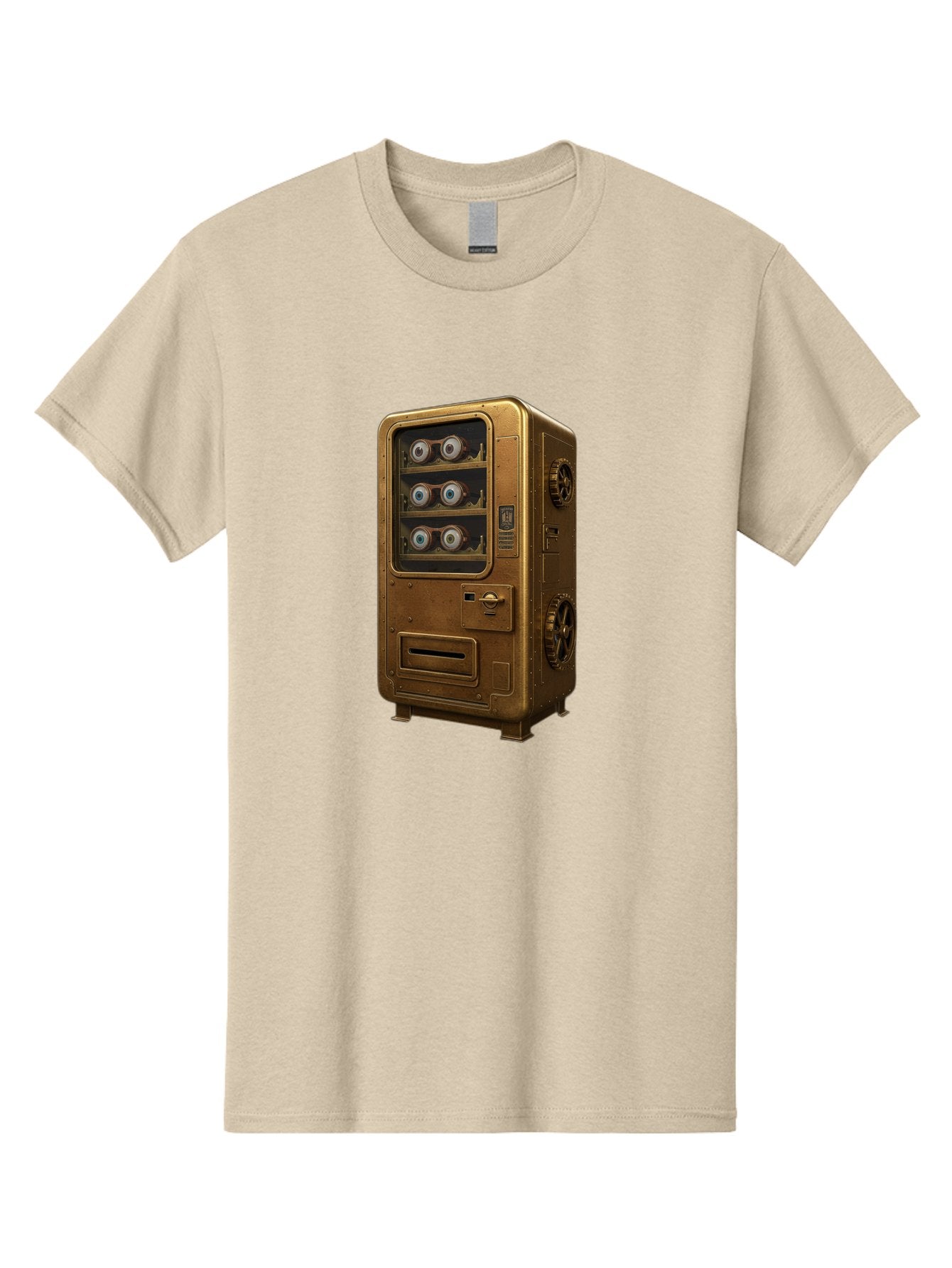 Vending-Machine-3 Men'S Graphic Tee, 100% Cotton, Comfortable Casual Summer Wear, Machine Washable, Vintage Camera, Old Camera, Antique Camera, Black Camera, Classic Photography, Photography Equipment, Nostalgic Device, Film Camera, Camera Art Bal561 14