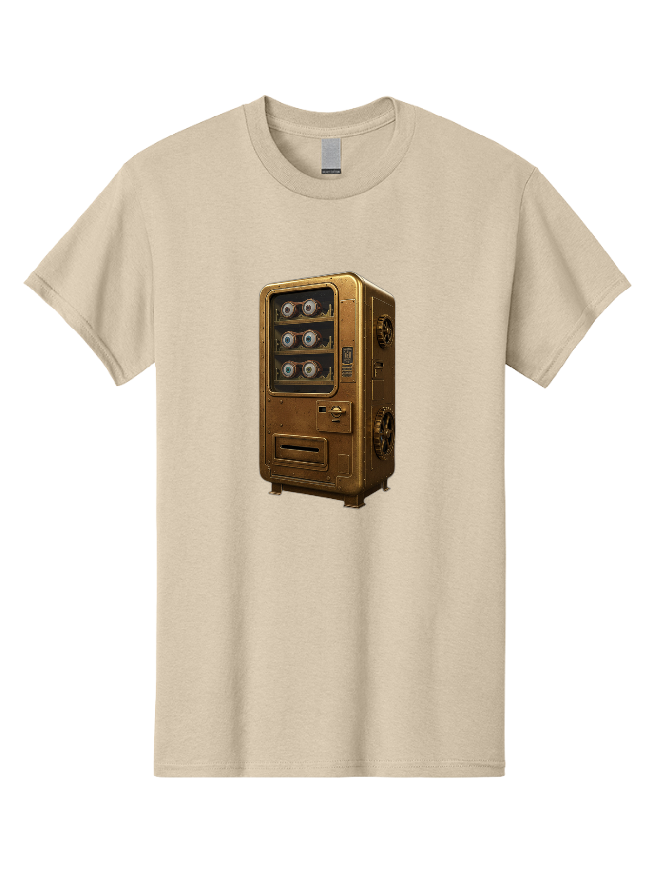 Vending-Machine-3 Men'S Graphic Tee, 100% Cotton, Comfortable Casual Summer Wear, Machine Washable, Vintage Camera, Old Camera, Antique Camera, Black Camera, Classic Photography, Photography Equipment, Nostalgic Device, Film Camera, Camera Art Bal561
