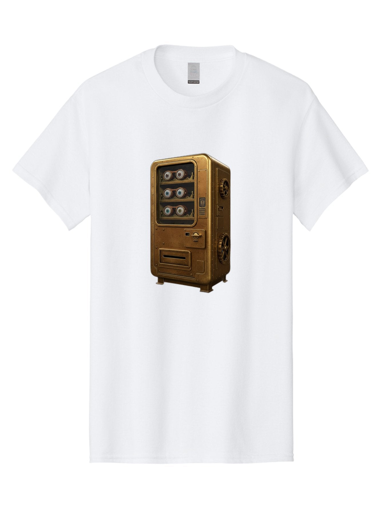 Vending-Machine-3 Men'S Graphic Tee, 100% Cotton, Comfortable Casual Summer Wear, Machine Washable, Vintage Camera, Old Camera, Antique Camera, Black Camera, Classic Photography, Photography Equipment, Nostalgic Device, Film Camera, Camera Art Bal561 12
