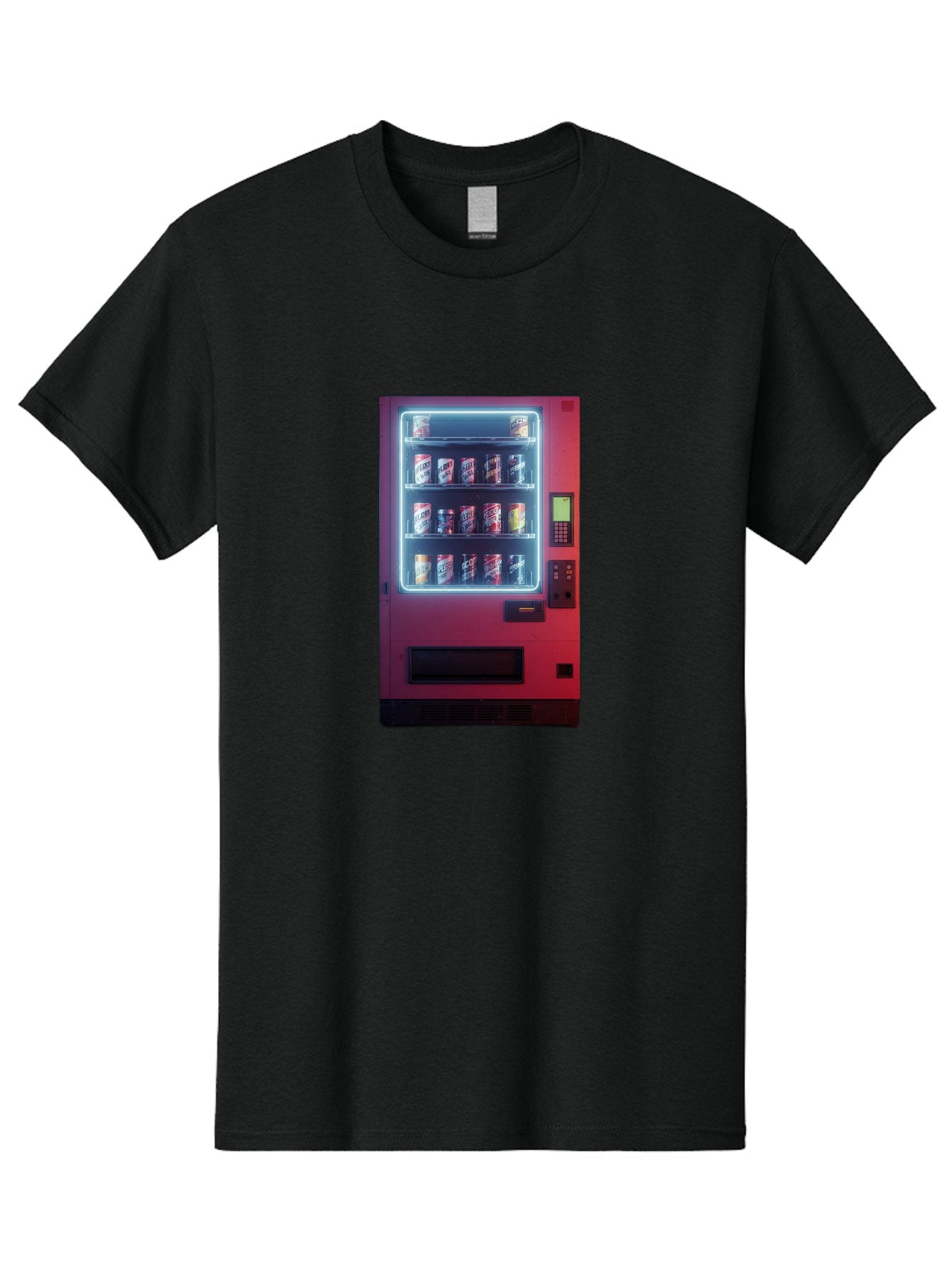 Vending-Machine-4 Men'S Graphic Tee, 100% Cotton, Comfortable Casual Summer Wear, Machine Washable, Vintage Camera, Old Camera, Antique Camera, Black Camera, Classic Photography, Photography Equipment, Nostalgic Device, Film Camera, Camera Art Bal562 8