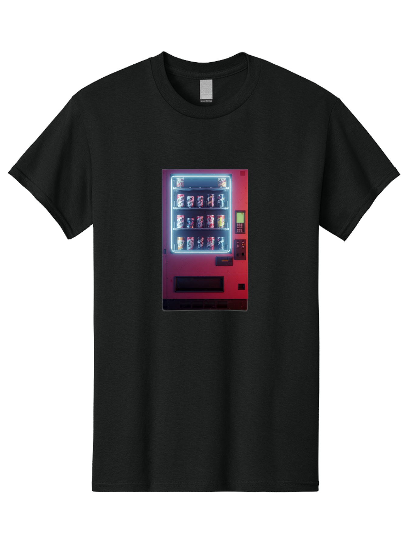 Vending-Machine-4 Men'S Graphic Tee, 100% Cotton, Comfortable Casual Summer Wear, Machine Washable, Vintage Camera, Old Camera, Antique Camera, Black Camera, Classic Photography, Photography Equipment, Nostalgic Device, Film Camera, Camera Art Bal562 6