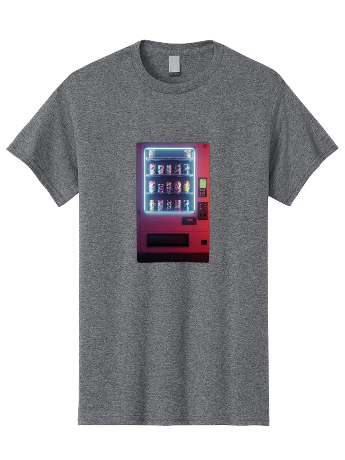 Vending-Machine-4 Men'S Graphic Tee, 100% Cotton, Comfortable Casual Summer Wear, Machine Washable, Vintage Camera, Old Camera, Antique Camera, Black Camera, Classic Photography, Photography Equipment, Nostalgic Device, Film Camera, Camera Art Bal562 4