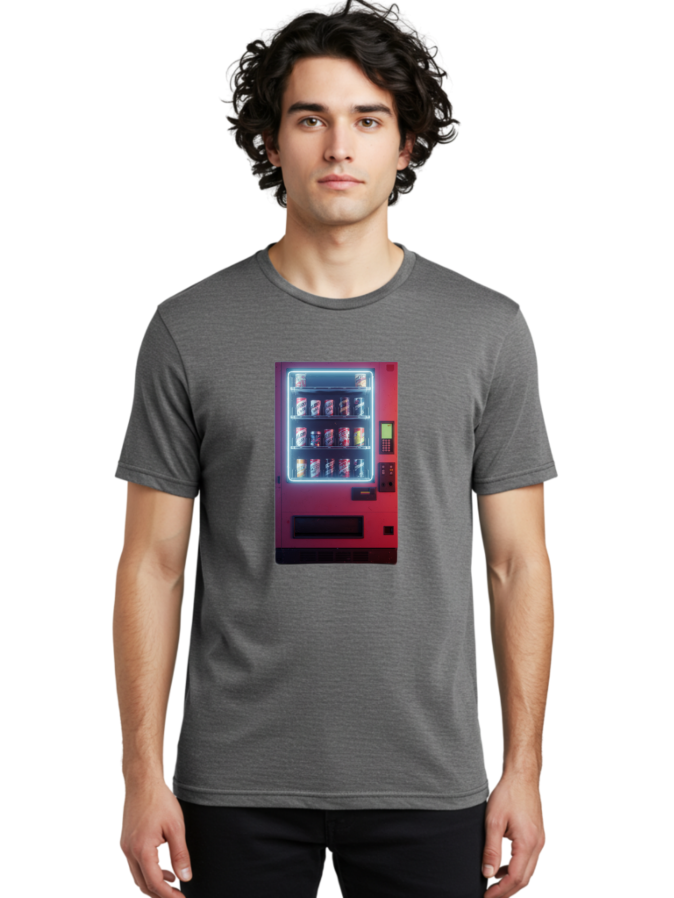 Vending-Machine-4 Men'S Graphic Tee, 100% Cotton, Comfortable Casual Summer Wear, Machine Washable, Vintage Camera, Old Camera, Antique Camera, Black Camera, Classic Photography, Photography Equipment, Nostalgic Device, Film Camera, Camera Art Bal562 27