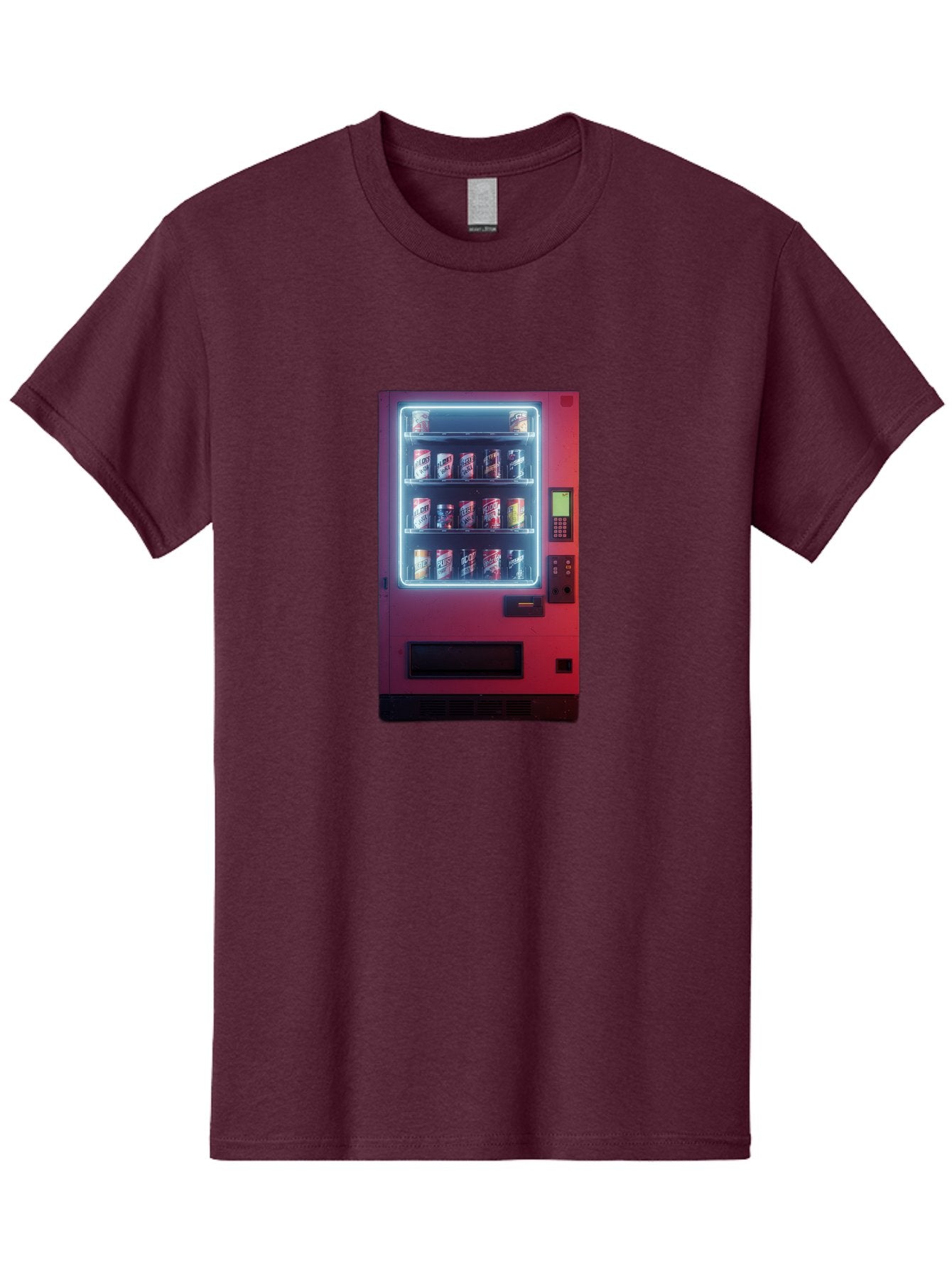 Vending-Machine-4 Men'S Graphic Tee, 100% Cotton, Comfortable Casual Summer Wear, Machine Washable, Vintage Camera, Old Camera, Antique Camera, Black Camera, Classic Photography, Photography Equipment, Nostalgic Device, Film Camera, Camera Art Bal562 15
