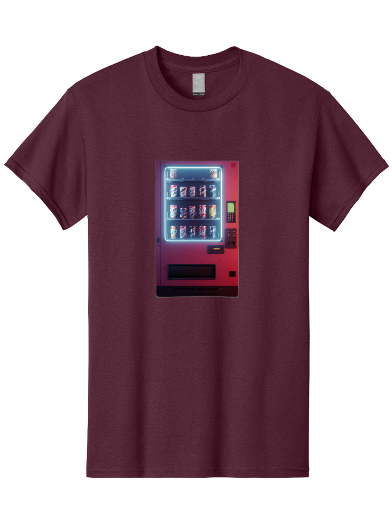 Vending-Machine-4 Men'S Graphic Tee, 100% Cotton, Comfortable Casual Summer Wear, Machine Washable, Vintage Camera, Old Camera, Antique Camera, Black Camera, Classic Photography, Photography Equipment, Nostalgic Device, Film Camera, Camera Art Bal562