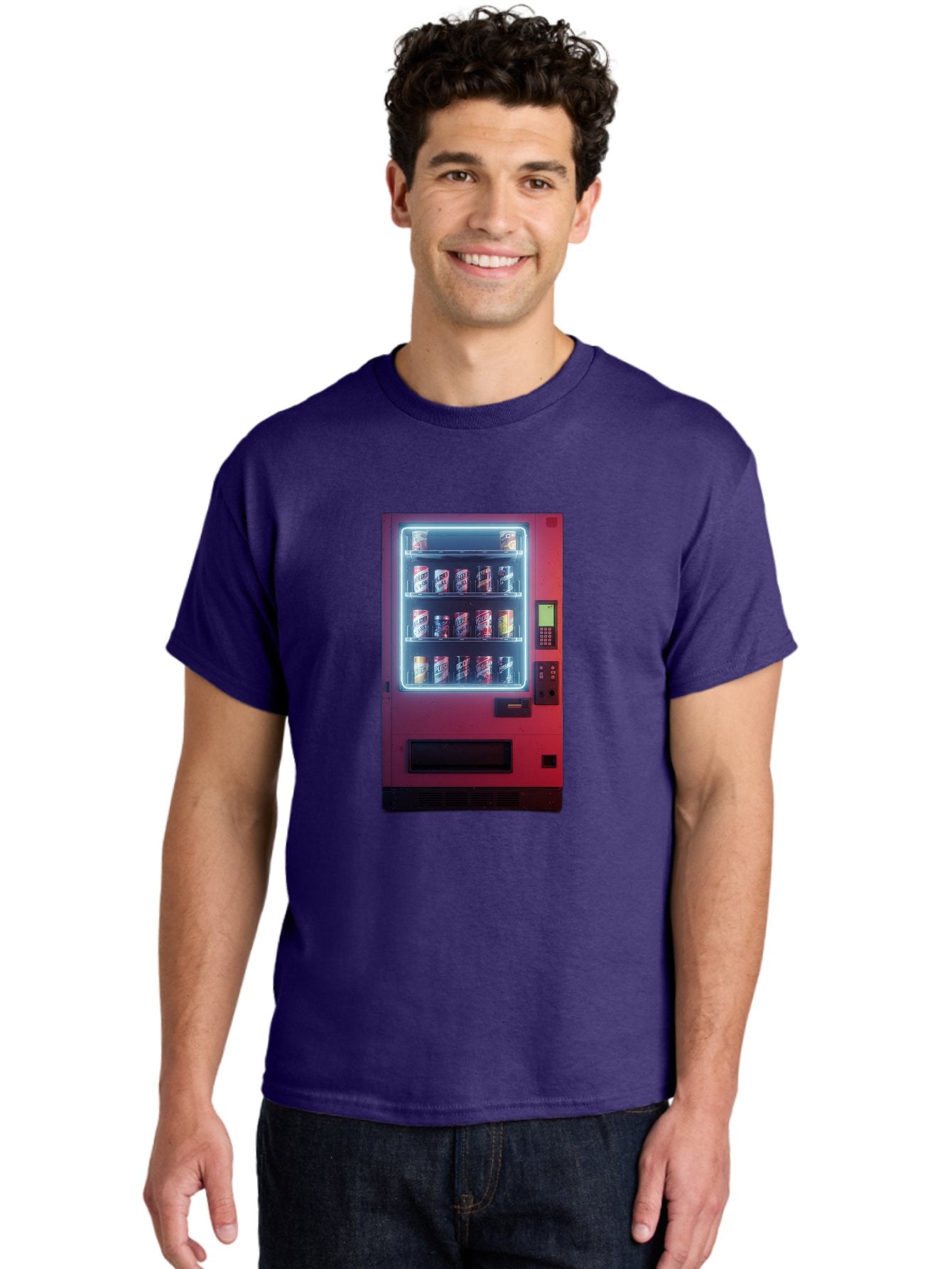Vending-Machine-4 Men'S Graphic Tee, 100% Cotton, Comfortable Casual Summer Wear, Machine Washable, Vintage Camera, Old Camera, Antique Camera, Black Camera, Classic Photography, Photography Equipment, Nostalgic Device, Film Camera, Camera Art Bal562 23