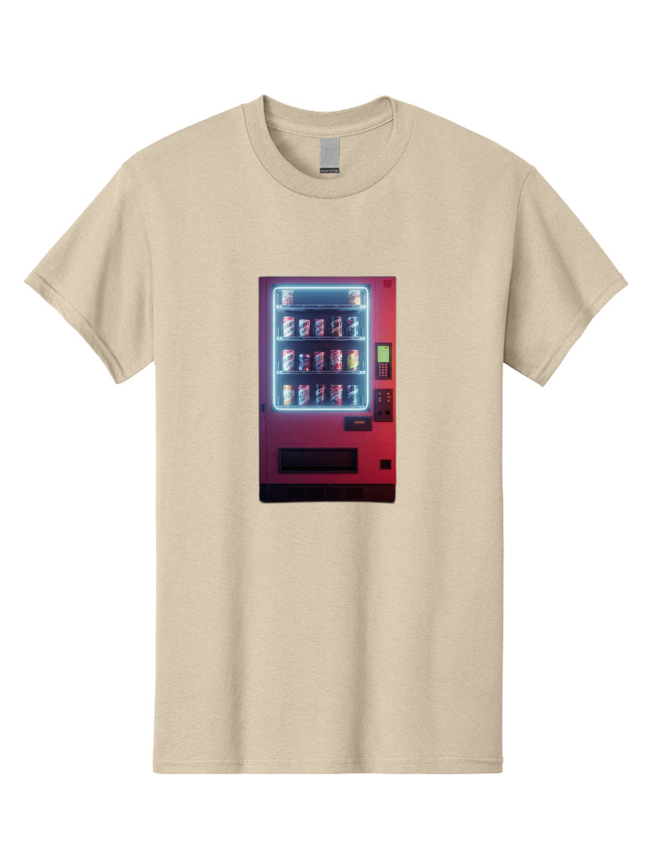 Vending-Machine-4 Men'S Graphic Tee, 100% Cotton, Comfortable Casual Summer Wear, Machine Washable, Vintage Camera, Old Camera, Antique Camera, Black Camera, Classic Photography, Photography Equipment, Nostalgic Device, Film Camera, Camera Art Bal562