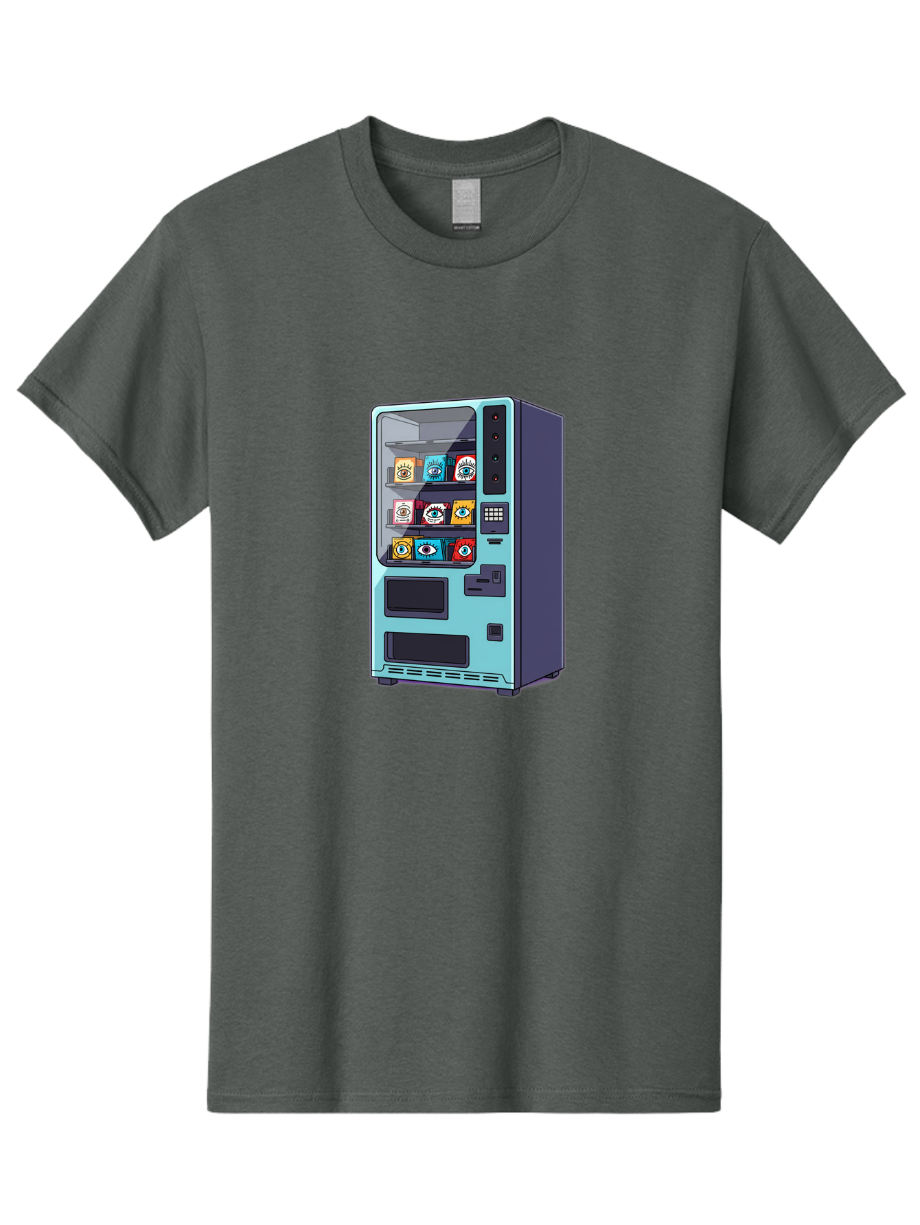 Vending-Machine-5 Men'S Graphic Tee, 100% Cotton, Comfortable Casual Summer Wear, Machine Washable, Vintage Camera, Old Camera, Antique Camera, Black Camera, Classic Photography, Photography Equipment, Nostalgic Device, Film Camera, Camera Art Bal563 12