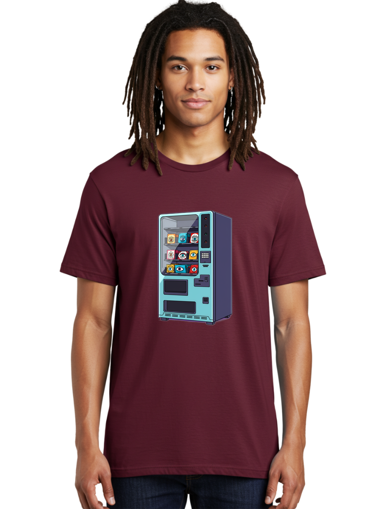 Vending-Machine-5 Men'S Graphic Tee, 100% Cotton, Comfortable Casual Summer Wear, Machine Washable, Vintage Camera, Old Camera, Antique Camera, Black Camera, Classic Photography, Photography Equipment, Nostalgic Device, Film Camera, Camera Art Bal563 28