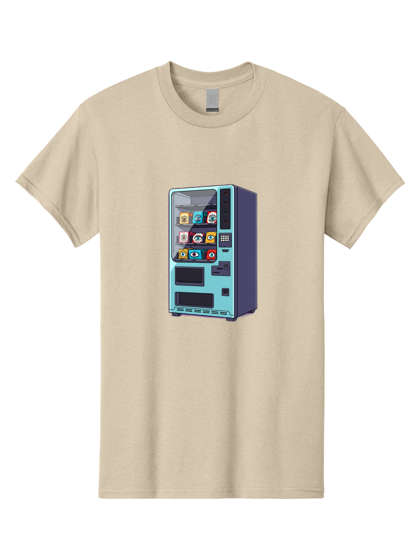 Vending-Machine-5 Men'S Graphic Tee, 100% Cotton, Comfortable Casual Summer Wear, Machine Washable, Vintage Camera, Old Camera, Antique Camera, Black Camera, Classic Photography, Photography Equipment, Nostalgic Device, Film Camera, Camera Art Bal563 6