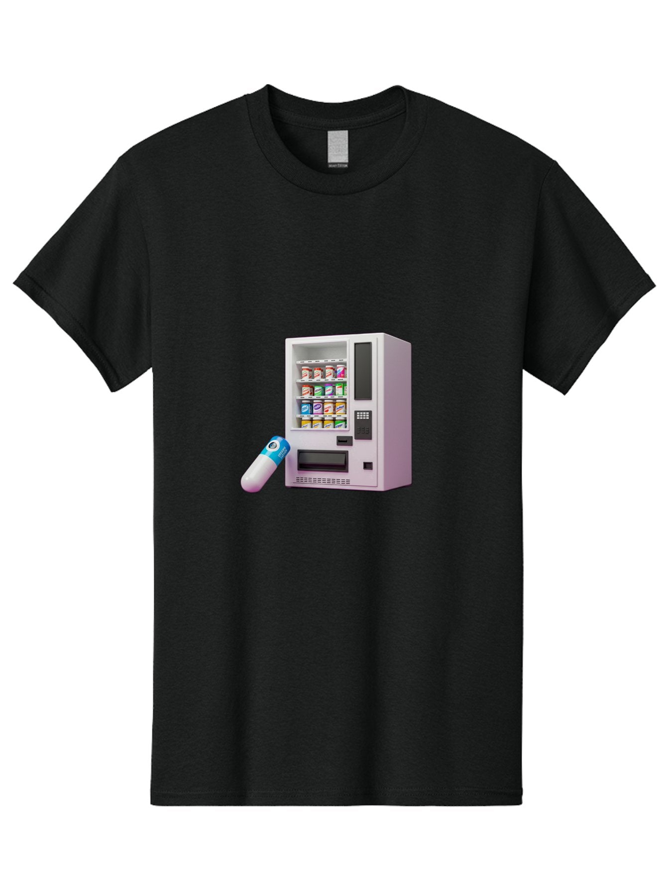 Vending-Machine-6 Men'S Graphic Tee, 100% Cotton, Comfortable Casual Summer Wear, Machine Washable, Vintage Camera, Old Camera, Antique Camera, Black Camera, Classic Photography, Photography Equipment, Nostalgic Device, Film Camera, Camera Art Bal564 8