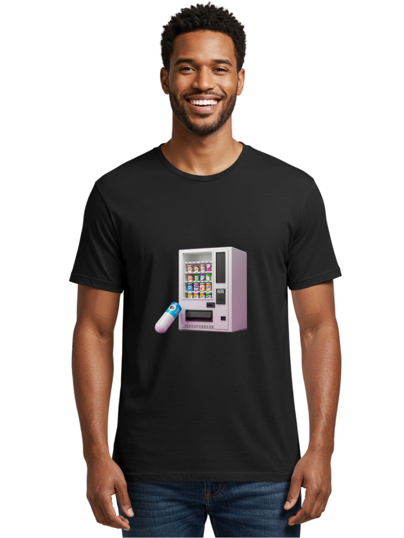 Vending-Machine-6 Men'S Graphic Tee, 100% Cotton, Comfortable Casual Summer Wear, Machine Washable, Vintage Camera, Old Camera, Antique Camera, Black Camera, Classic Photography, Photography Equipment, Nostalgic Device, Film Camera, Camera Art Bal564 21