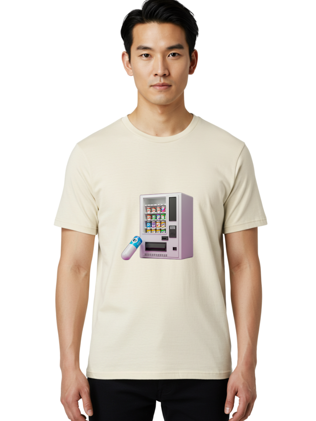 Vending-Machine-6 Men'S Graphic Tee, 100% Cotton, Comfortable Casual Summer Wear, Machine Washable, Vintage Camera, Old Camera, Antique Camera, Black Camera, Classic Photography, Photography Equipment, Nostalgic Device, Film Camera, Camera Art Bal564 28