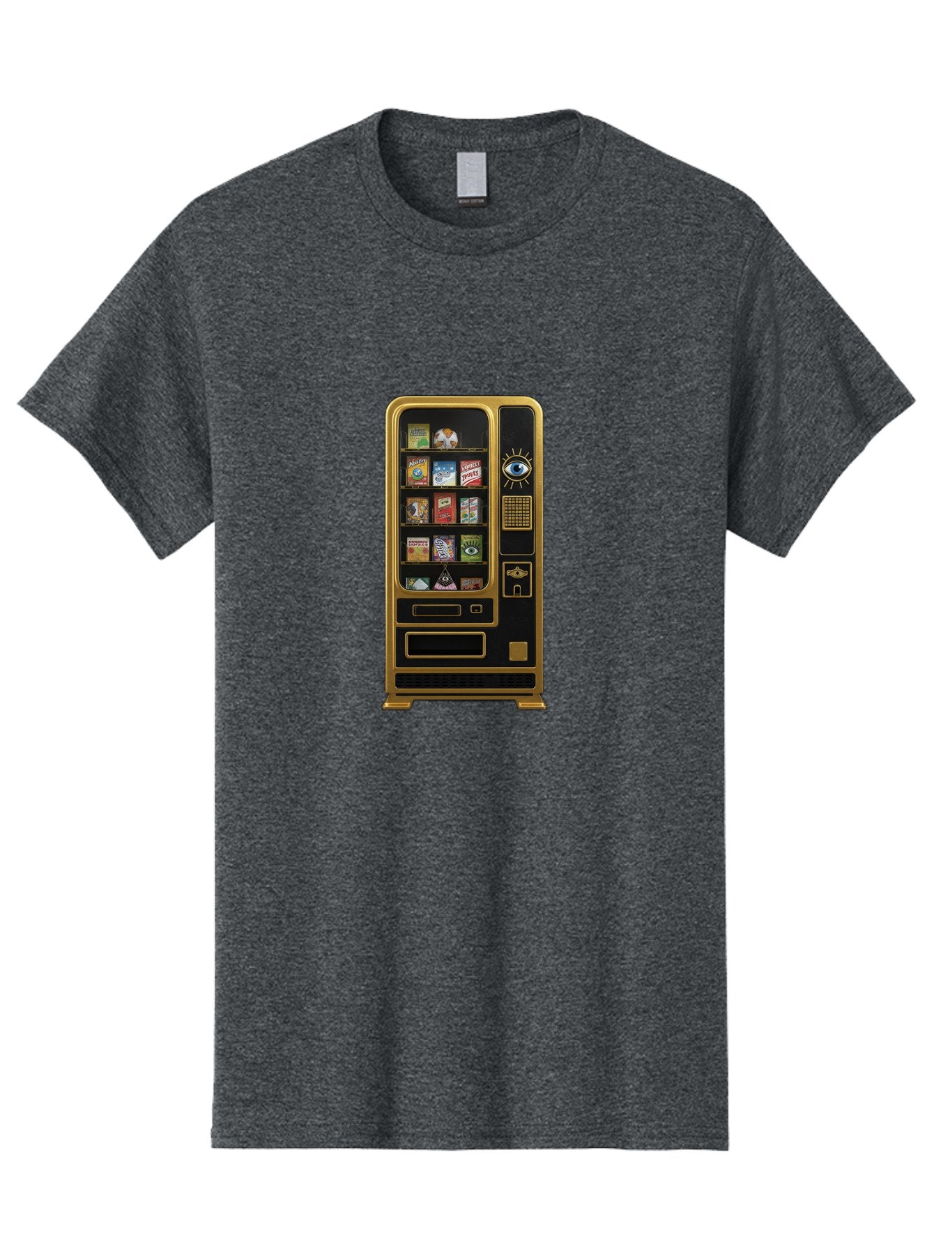 Vending-Machine Men'S Graphic Tee, 100% Cotton, Comfortable Casual Summer Wear, Machine Washable, Vintage Camera, Old Camera, Antique Camera, Black Camera, Classic Photography, Photography Equipment, Nostalgic Device, Film Camera, Camera Art Bal566 8