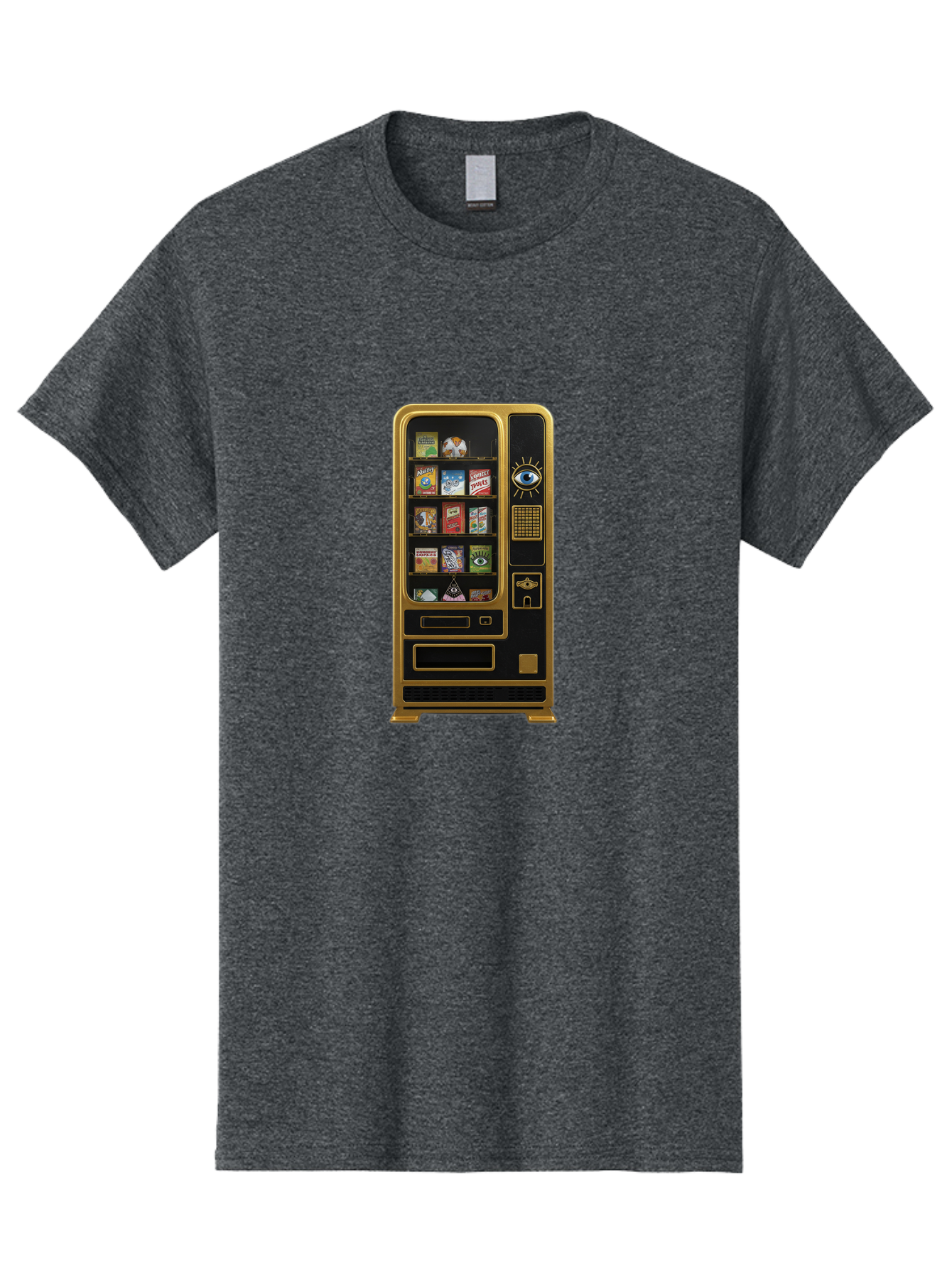 Vending-Machine Men'S Graphic Tee, 100% Cotton, Comfortable Casual Summer Wear, Machine Washable, Vintage Camera, Old Camera, Antique Camera, Black Camera, Classic Photography, Photography Equipment, Nostalgic Device, Film Camera, Camera Art Bal566 6