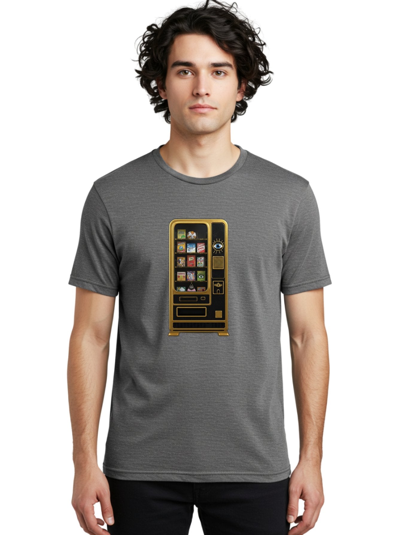 Vending-Machine Men'S Graphic Tee, 100% Cotton, Comfortable Casual Summer Wear, Machine Washable, Vintage Camera, Old Camera, Antique Camera, Black Camera, Classic Photography, Photography Equipment, Nostalgic Device, Film Camera, Camera Art Bal566 21