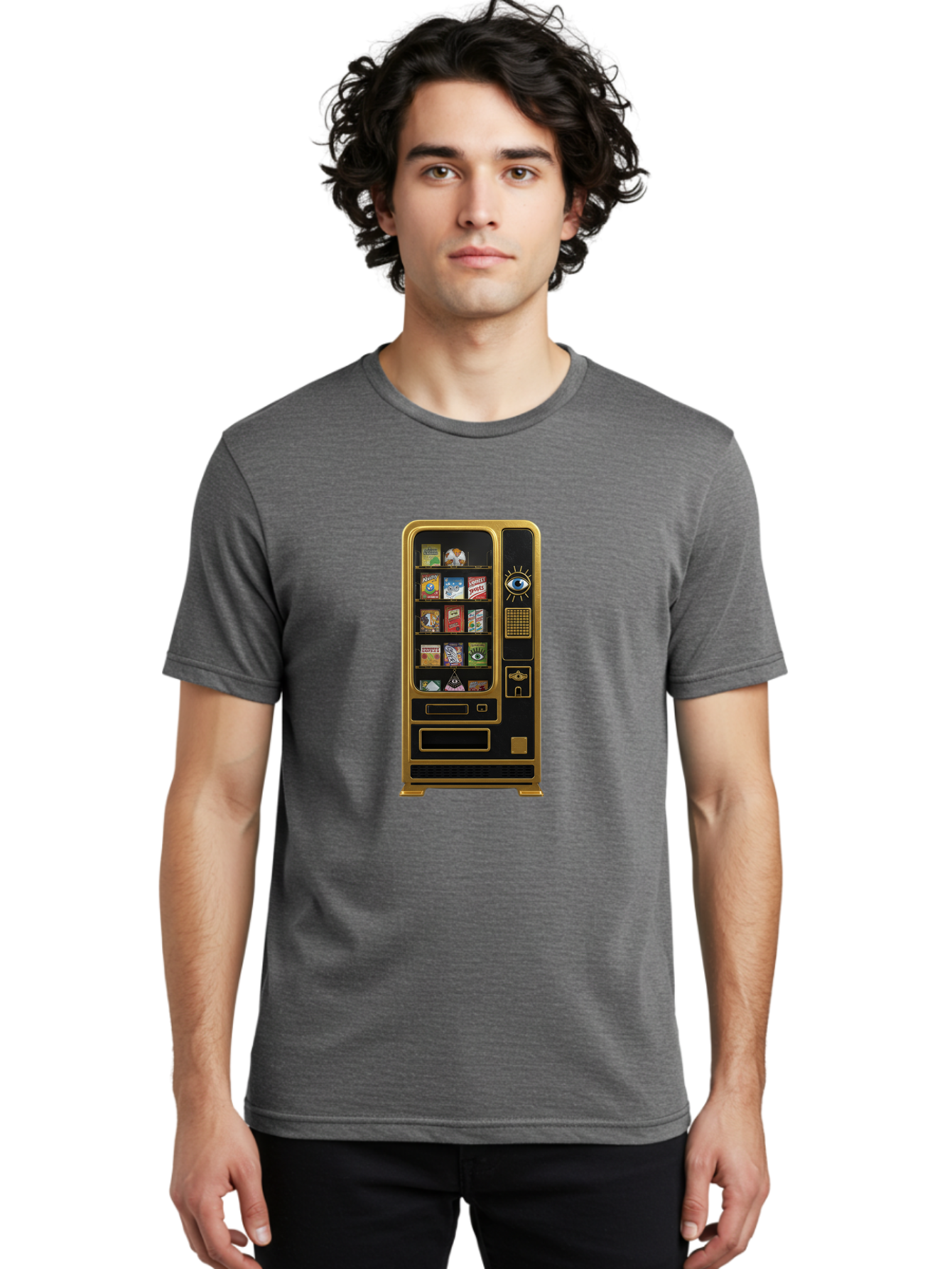 Vending-Machine Men'S Graphic Tee, 100% Cotton, Comfortable Casual Summer Wear, Machine Washable, Vintage Camera, Old Camera, Antique Camera, Black Camera, Classic Photography, Photography Equipment, Nostalgic Device, Film Camera, Camera Art Bal566 25