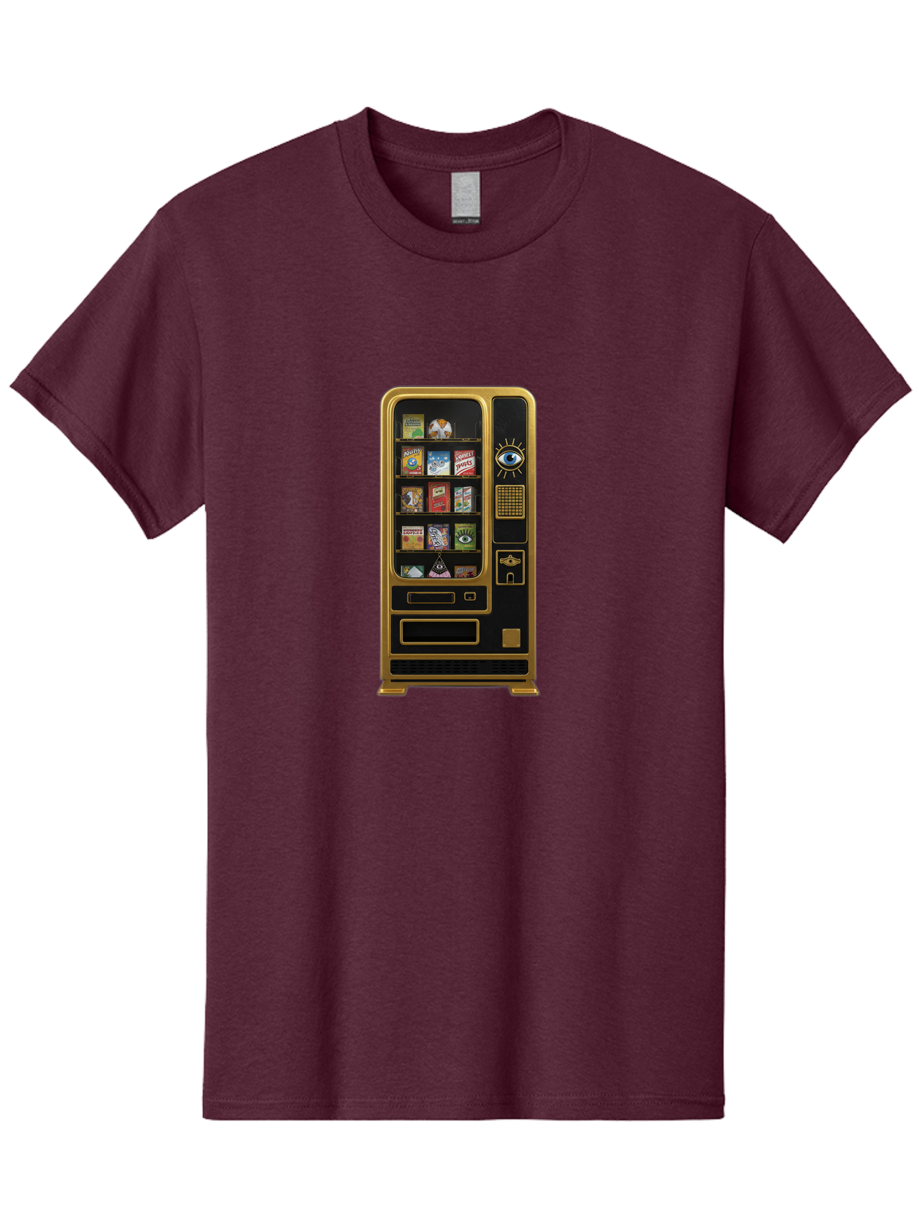 Vending-Machine Men'S Graphic Tee, 100% Cotton, Comfortable Casual Summer Wear, Machine Washable, Vintage Camera, Old Camera, Antique Camera, Black Camera, Classic Photography, Photography Equipment, Nostalgic Device, Film Camera, Camera Art Bal566