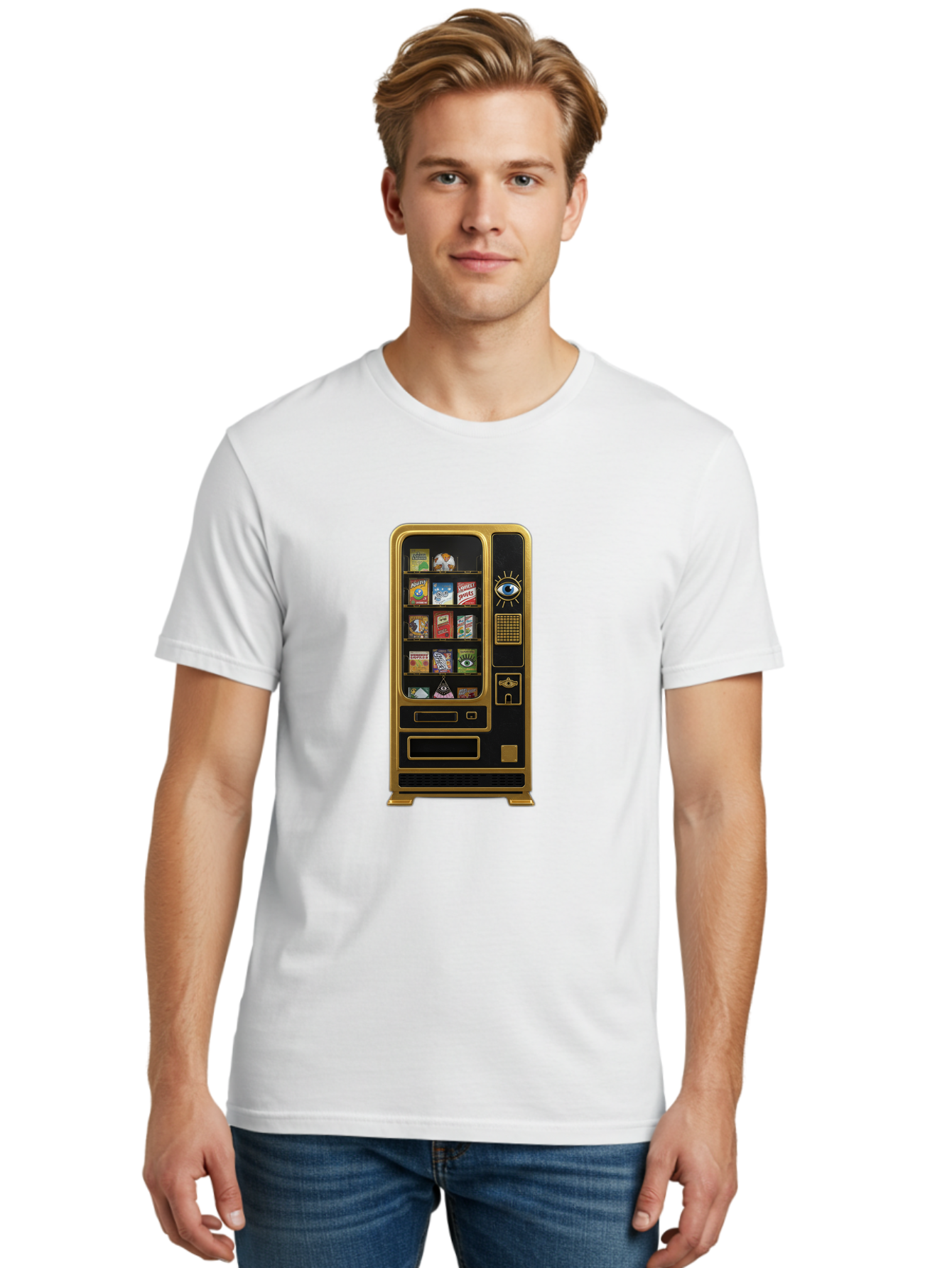 Vending-Machine Men'S Graphic Tee, 100% Cotton, Comfortable Casual Summer Wear, Machine Washable, Vintage Camera, Old Camera, Antique Camera, Black Camera, Classic Photography, Photography Equipment, Nostalgic Device, Film Camera, Camera Art Bal566 20