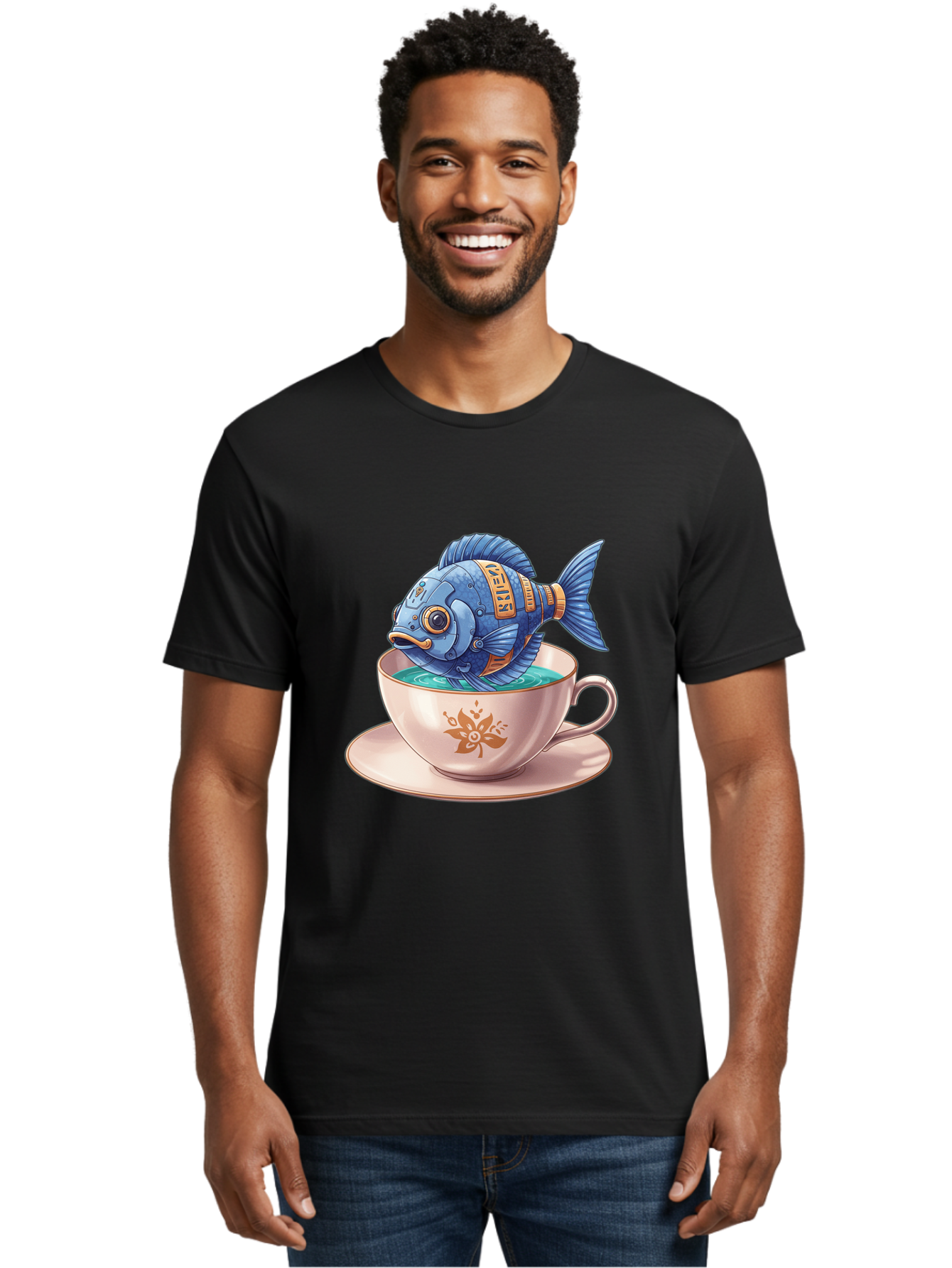 Vevor-Robotic-Fish Men'S Graphic Tee, 100% Cotton, Comfortable Casual Summer Wear, Machine Washable, Vintage Camera, Old Camera, Antique Camera, Black Camera, Classic Photography, Photography Equipment, Nostalgic Device, Film Camera, Bal567 18