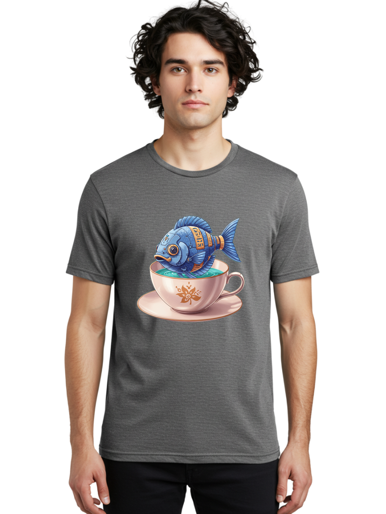 Vevor-Robotic-Fish Men'S Graphic Tee, 100% Cotton, Comfortable Casual Summer Wear, Machine Washable, Vintage Camera, Old Camera, Antique Camera, Black Camera, Classic Photography, Photography Equipment, Nostalgic Device, Film Camera, Bal567 24
