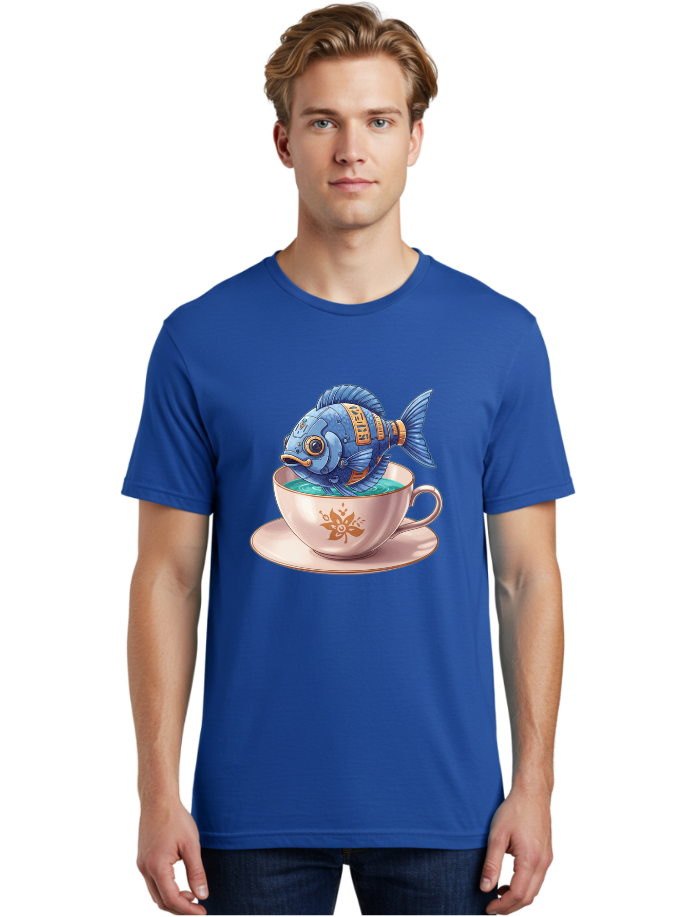 Vevor-Robotic-Fish Men'S Graphic Tee, 100% Cotton, Comfortable Casual Summer Wear, Machine Washable, Vintage Camera, Old Camera, Antique Camera, Black Camera, Classic Photography, Photography Equipment, Nostalgic Device, Film Camera, Bal567 25