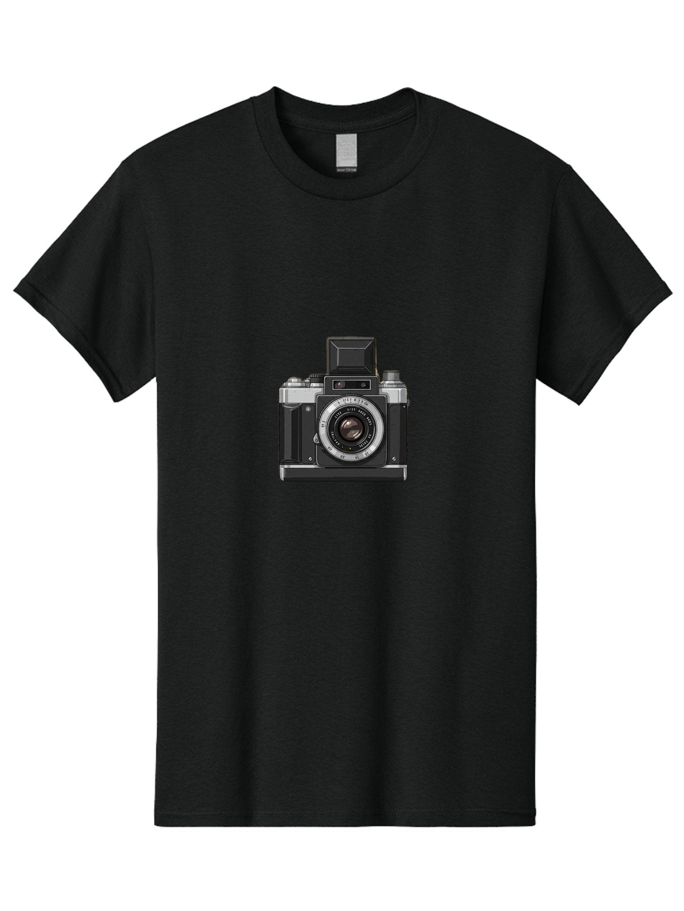 Vintage-Camera Men'S Graphic Tee, 100% Cotton, Comfortable Casual Summer Wear, Machine Washable, Vintage Camera, Old Camera, Antique Camera, Black Camera, Classic Photography, Photography Equipment, Nostalgic Device, Film Camera, Camera Art Bal569 12