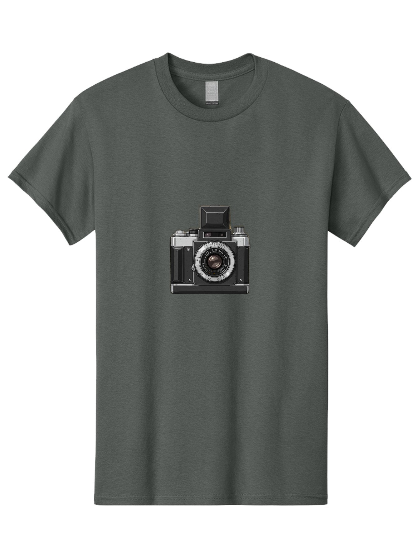 Vintage-Camera Men'S Graphic Tee, 100% Cotton, Comfortable Casual Summer Wear, Machine Washable, Vintage Camera, Old Camera, Antique Camera, Black Camera, Classic Photography, Photography Equipment, Nostalgic Device, Film Camera, Camera Art Bal569 14