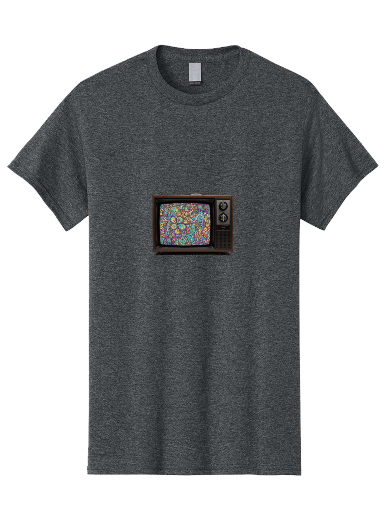 Vintage-Tv Men'S Graphic Tee, 100% Cotton, Comfortable Casual Summer Wear, Machine Washable, Vintage Camera, Old Camera, Antique Camera, Black Camera, Classic Photography, Photography Equipment, Nostalgic Device, Film Camera, Camera Art Bal572 8